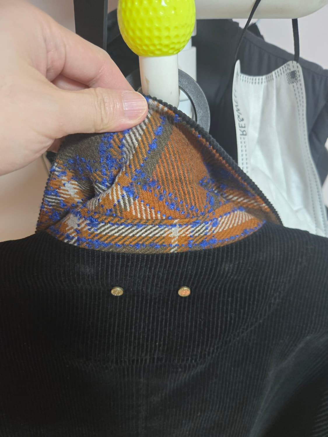 앤더슨벨 블랙 코듀로이 더플 자켓 XL 상품이미지5