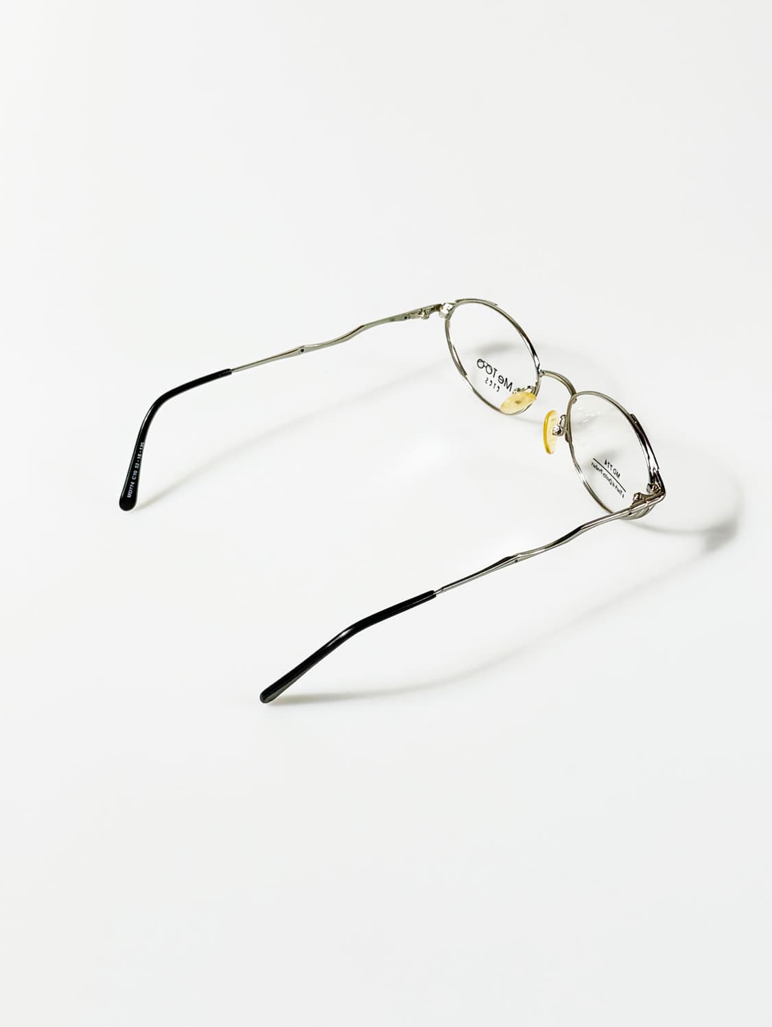 일본제 ME TOO EYES 실버 슬림 오벌 프레임 빈티지 안경 상품이미지4