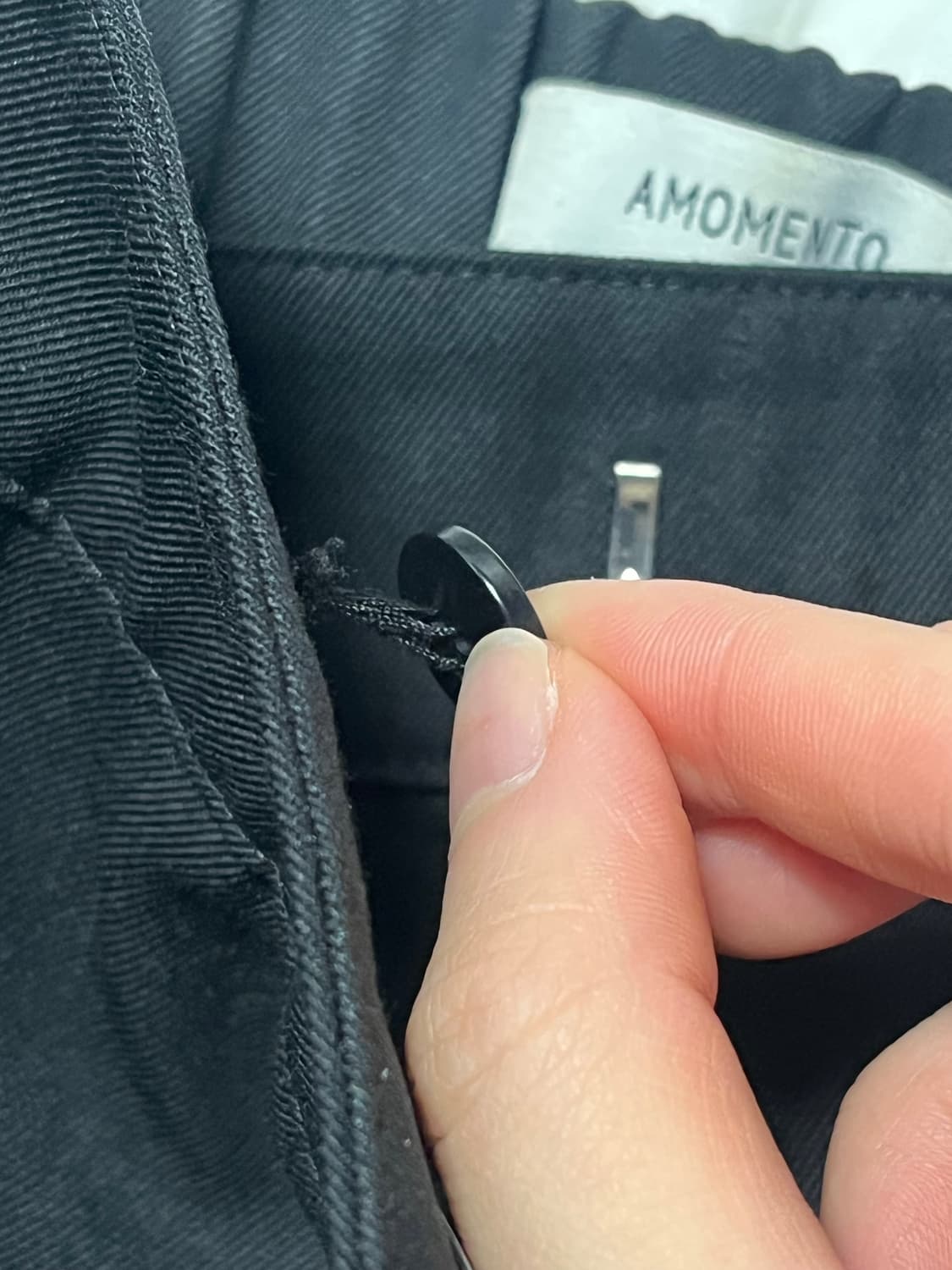 23ss 아모멘토 가르송 팬츠 상품이미지4