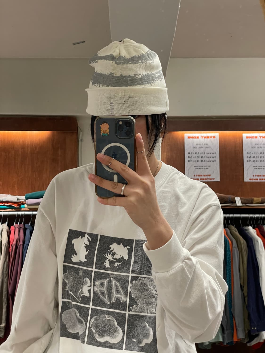 빈티지 Y2K 비니 상품이미지3