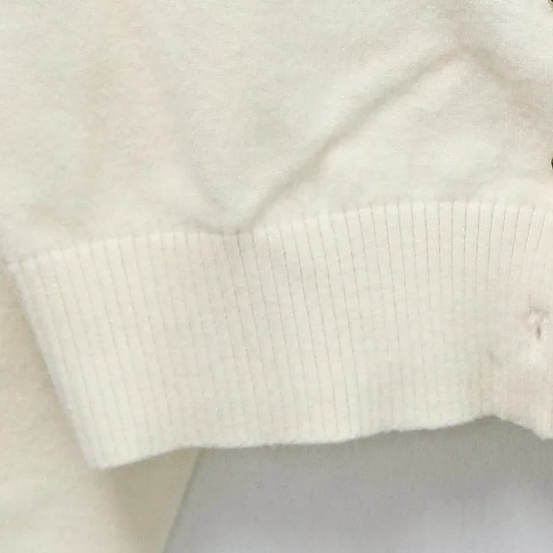 TINA JOJUN 하트 단추 퍼프 울 가디건 60415 상품이미지5