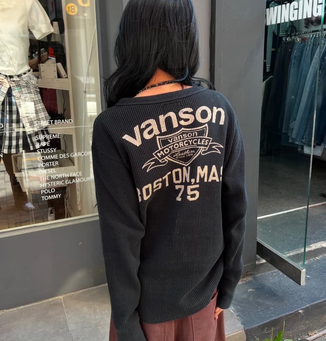 밴슨 와플 롱슬리브 상품이미지3