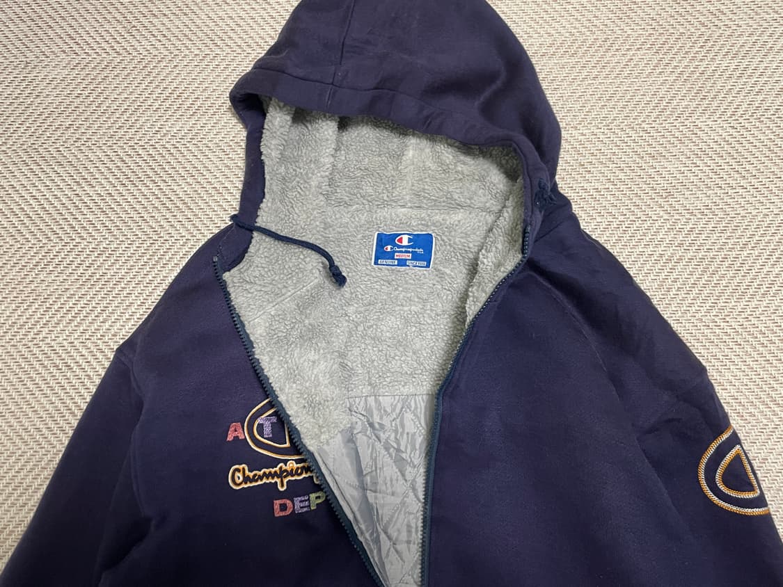 챔피온 컬리지 로고 자수 후드 집업 J03273 상품이미지7