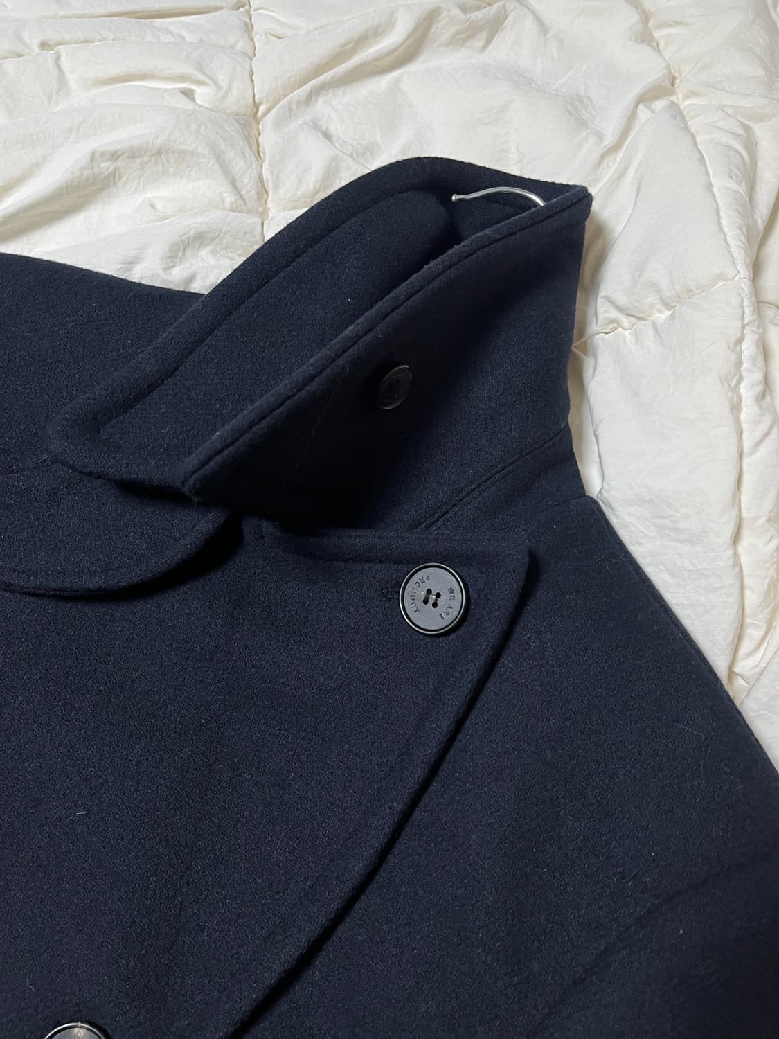 위아 링고 피코트 네이비(안감 누빔) 상품이미지9