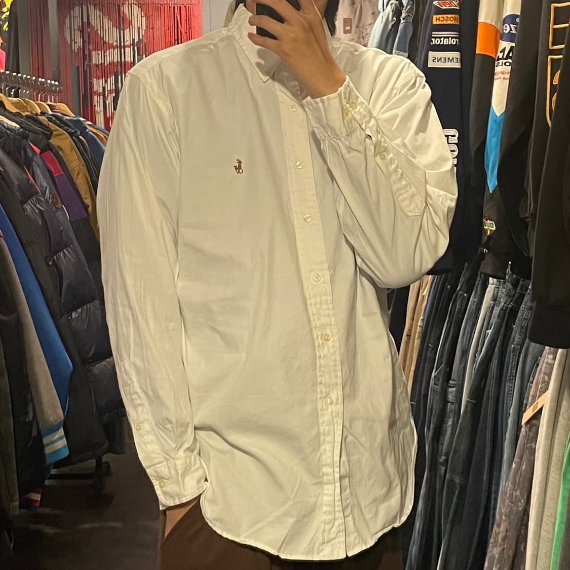 [IM] Polo 폴로랄프로렌 화이트 긴팔셔츠 상품이미지5