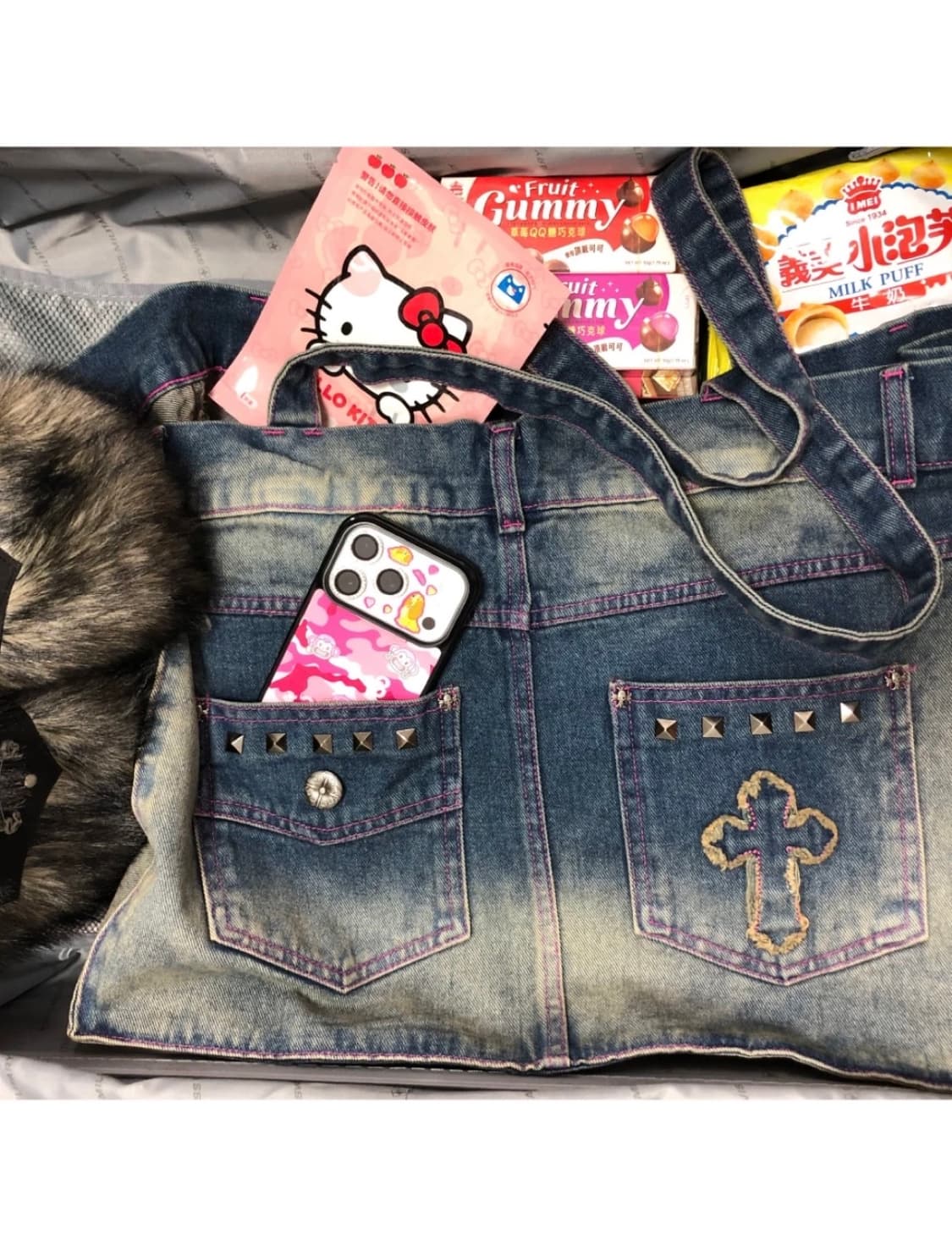 Mafavarchive 데님숄더백 상품이미지2