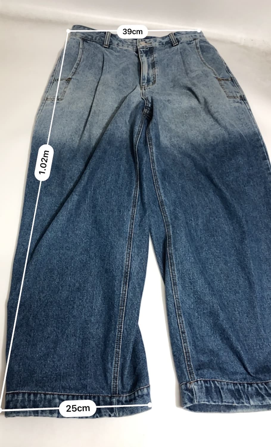 송지오 그라데이션 데님팬츠 46 상품이미지8