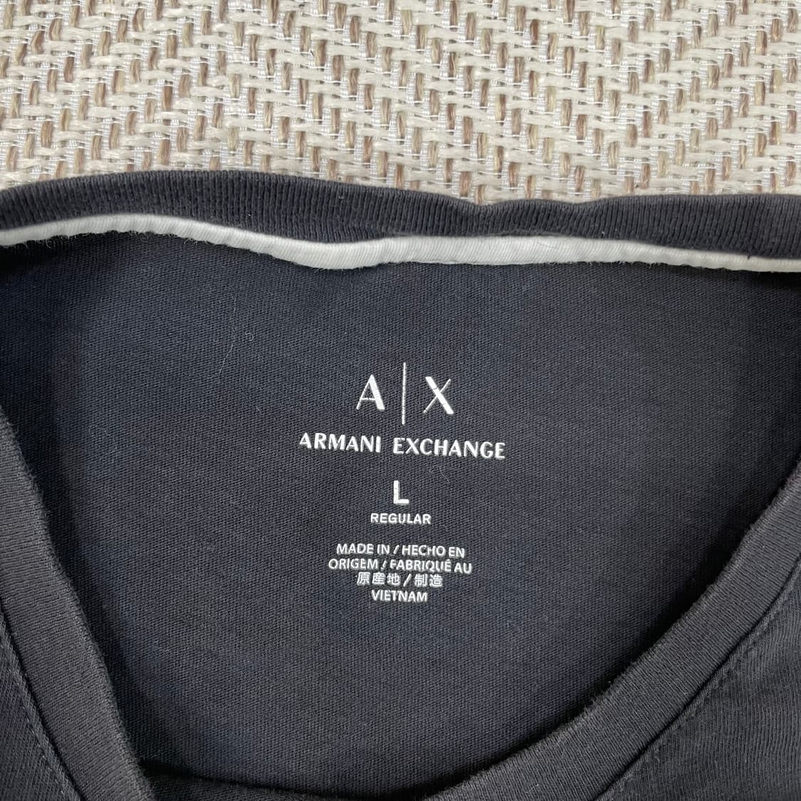 A/X 아르마니 익스체인지 반팔 티셔츠 블랙 L 상품이미지3