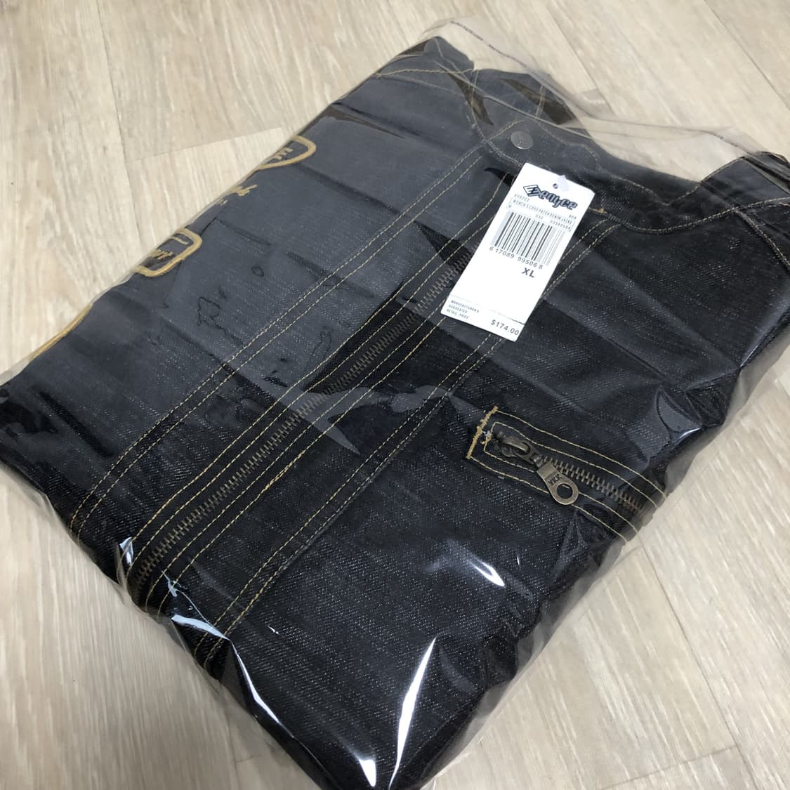 (XL) 새상품 이니찌 ENYCE 데드스탁 레이싱 패치 힙합 데님 자켓 상품이미지10