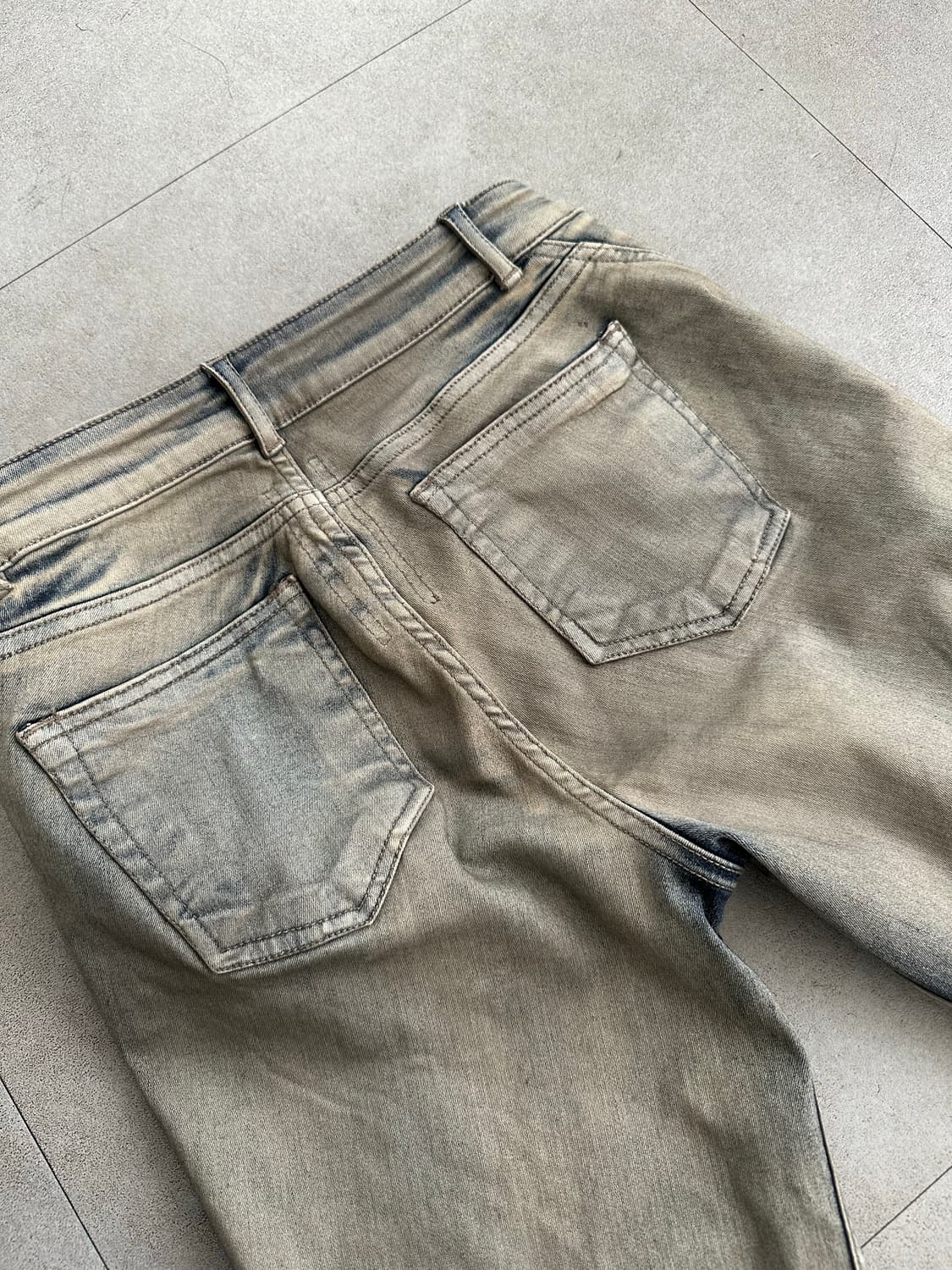 릭오웬스 바이어스 부츠컷 플레어 팬츠 상품이미지5