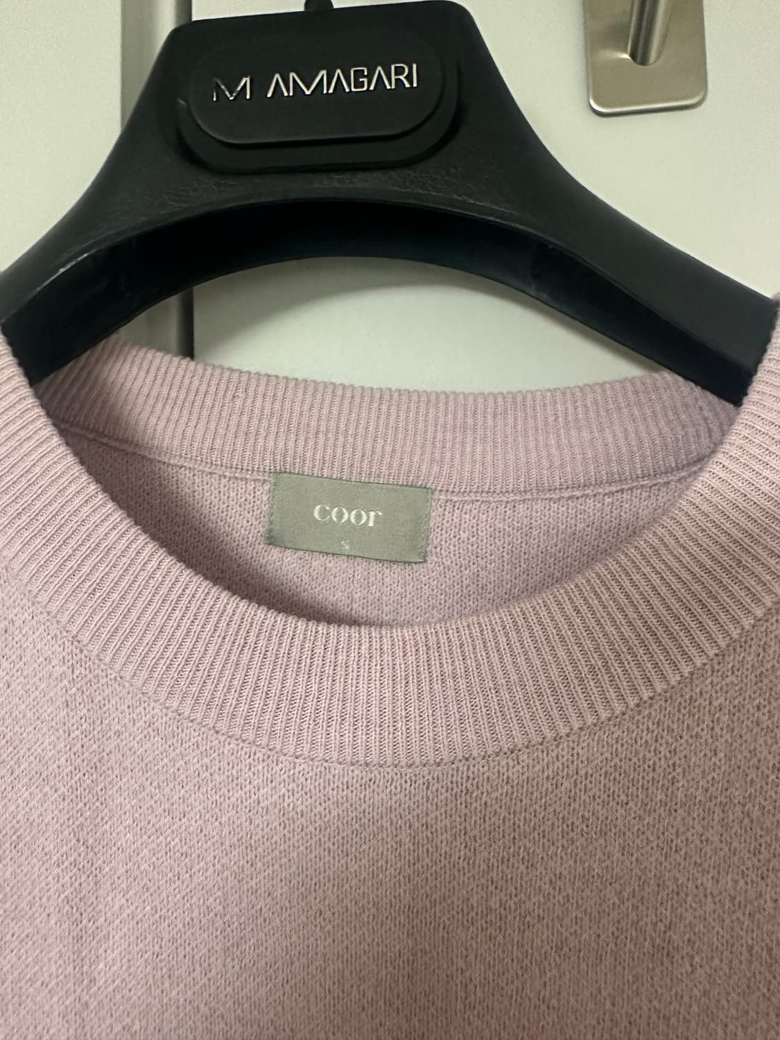 쿠어 캐시미어 니트 (라벤더) S사이즈 판매 상품이미지2