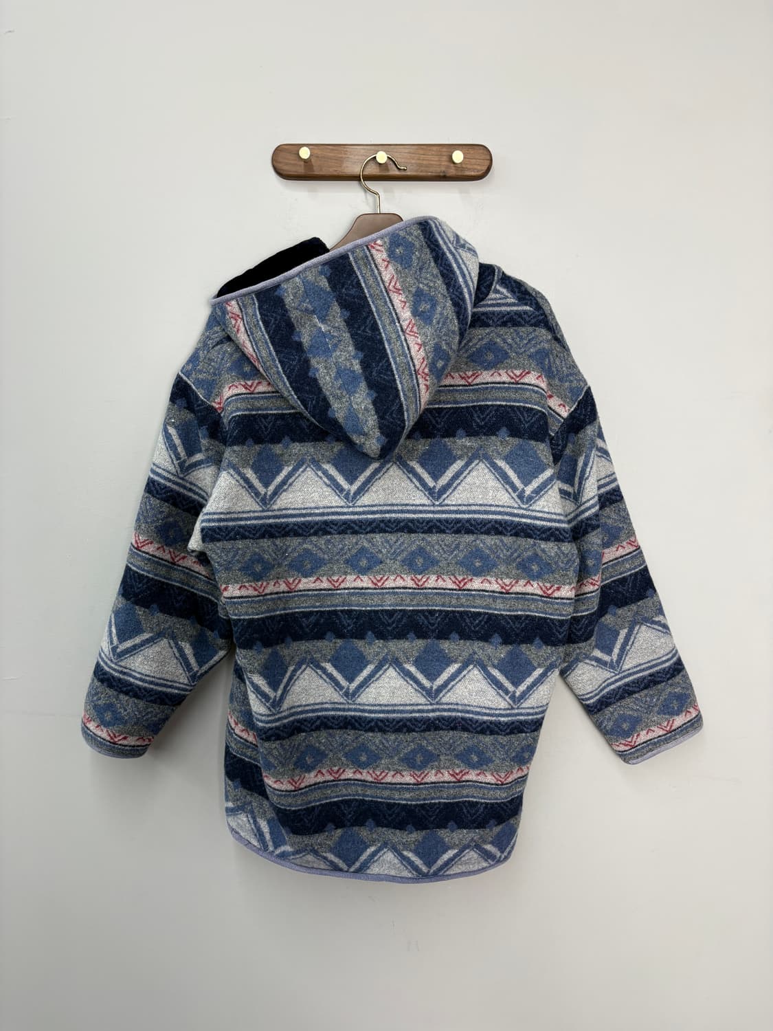 JPN 빈티지 울 패턴 버튼 에닉스 자켓 A3654 상품이미지5