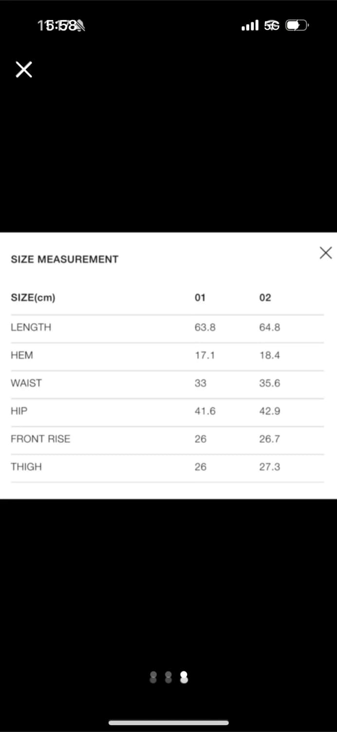 새상품)오픈yy 카프리팬츠 사이즈 2(26-27) 상품이미지3