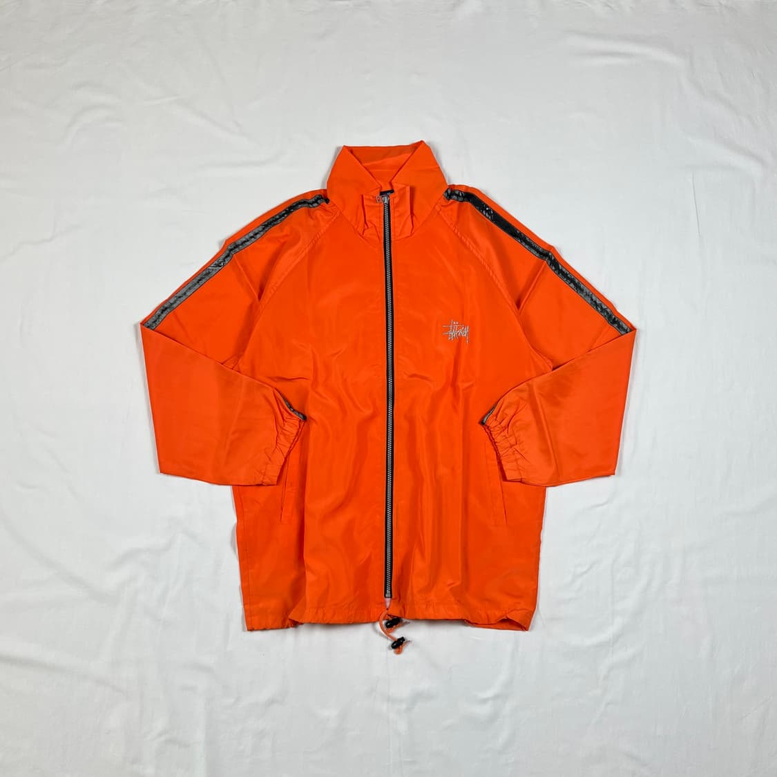 90‘s 스투시 stussy 빅로고 바람막이 자켓 상품이미지1