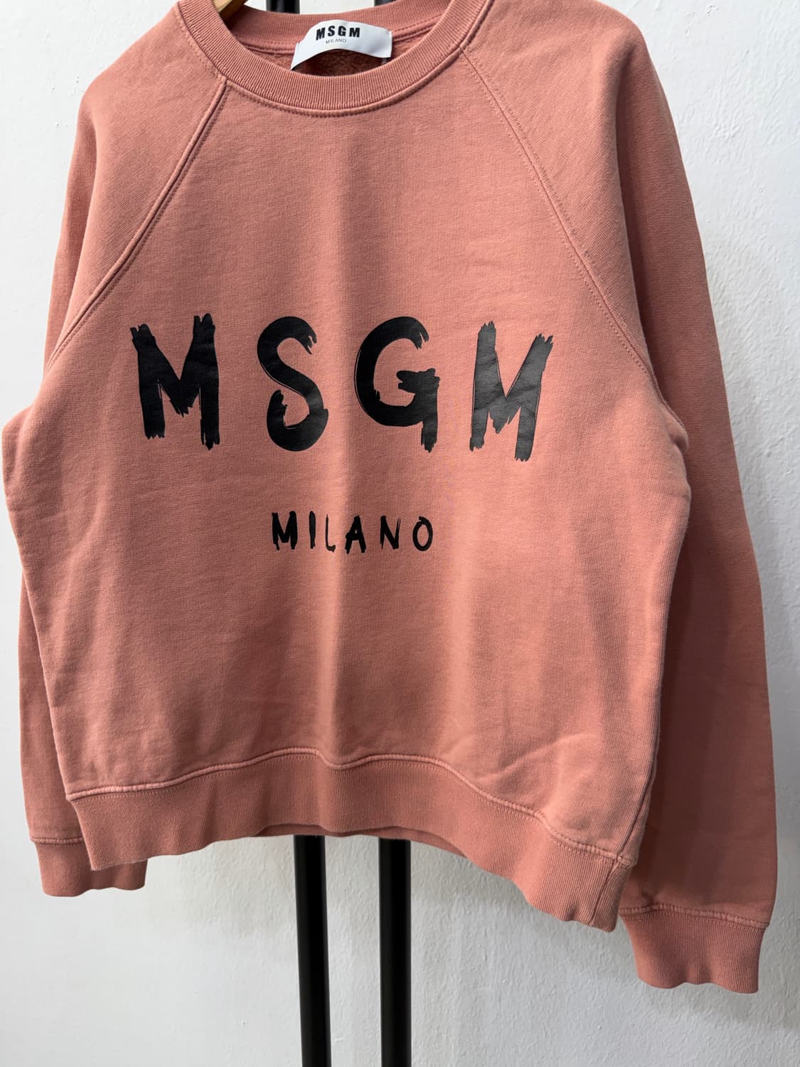 정품) MSGM 밀라노 로고 여성 맨투맨 S 상품이미지3