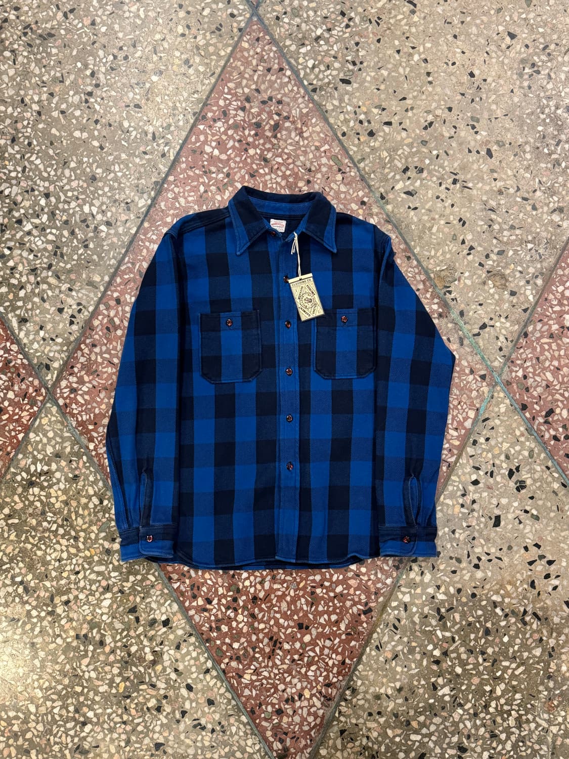 웨어하우스 버팔로체크 플란넬 셔츠 (XL) 상품이미지1