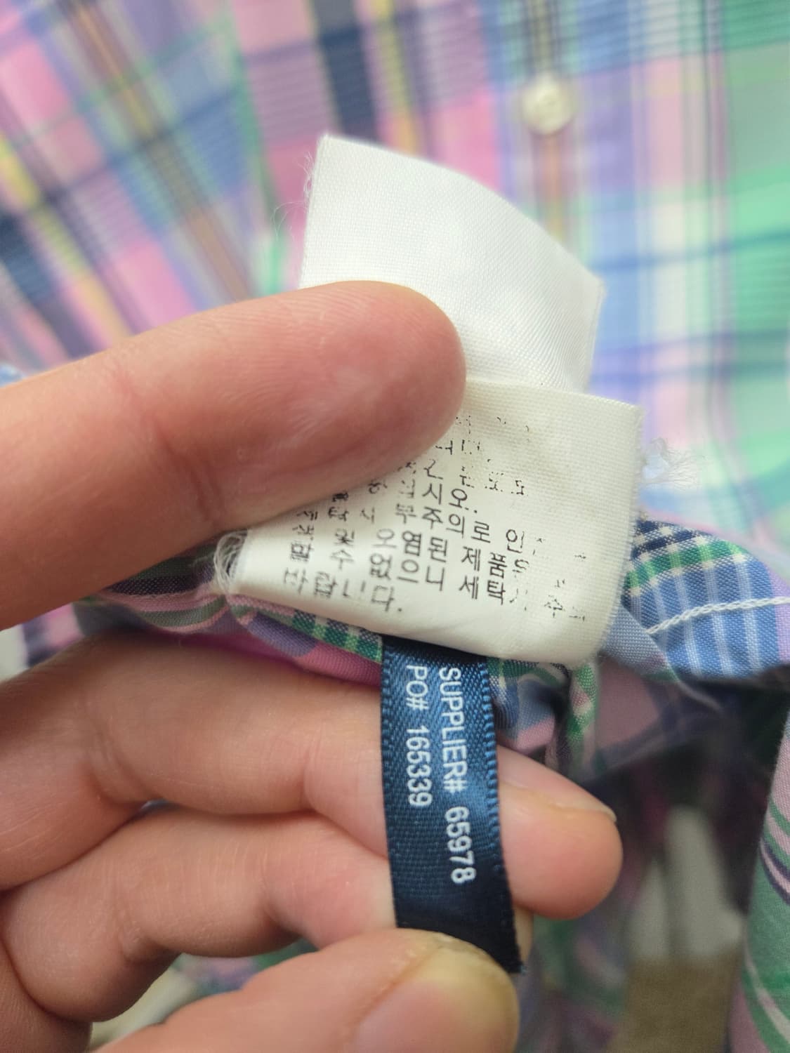 폴로 랄프로렌 체크 셔츠 상품이미지6