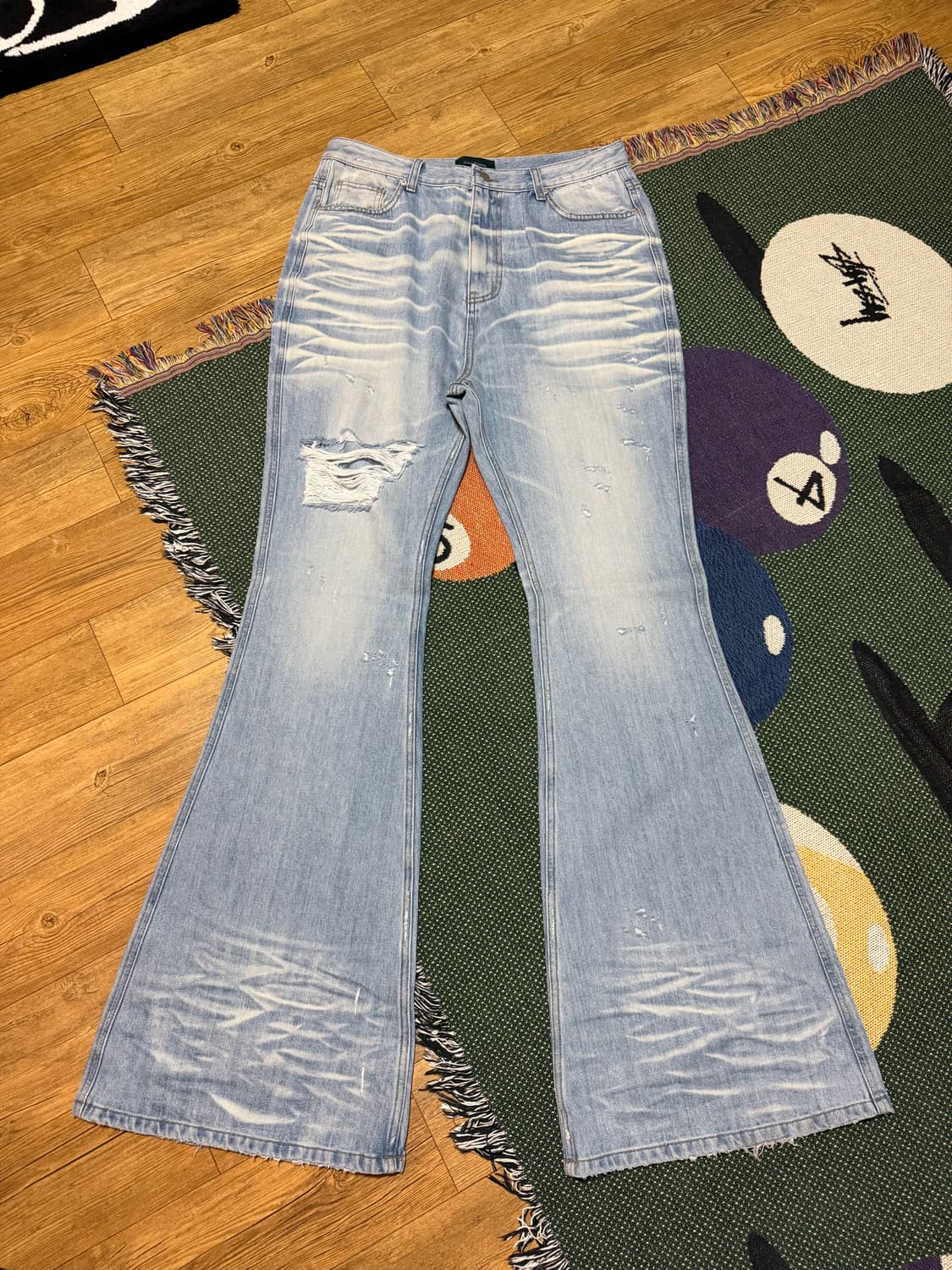 [2] 언더마이카 플레어진 연청 상품이미지3