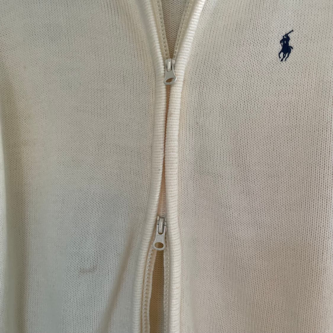 폴로 랄프로렌 아이보리 니트 집업 상품이미지5