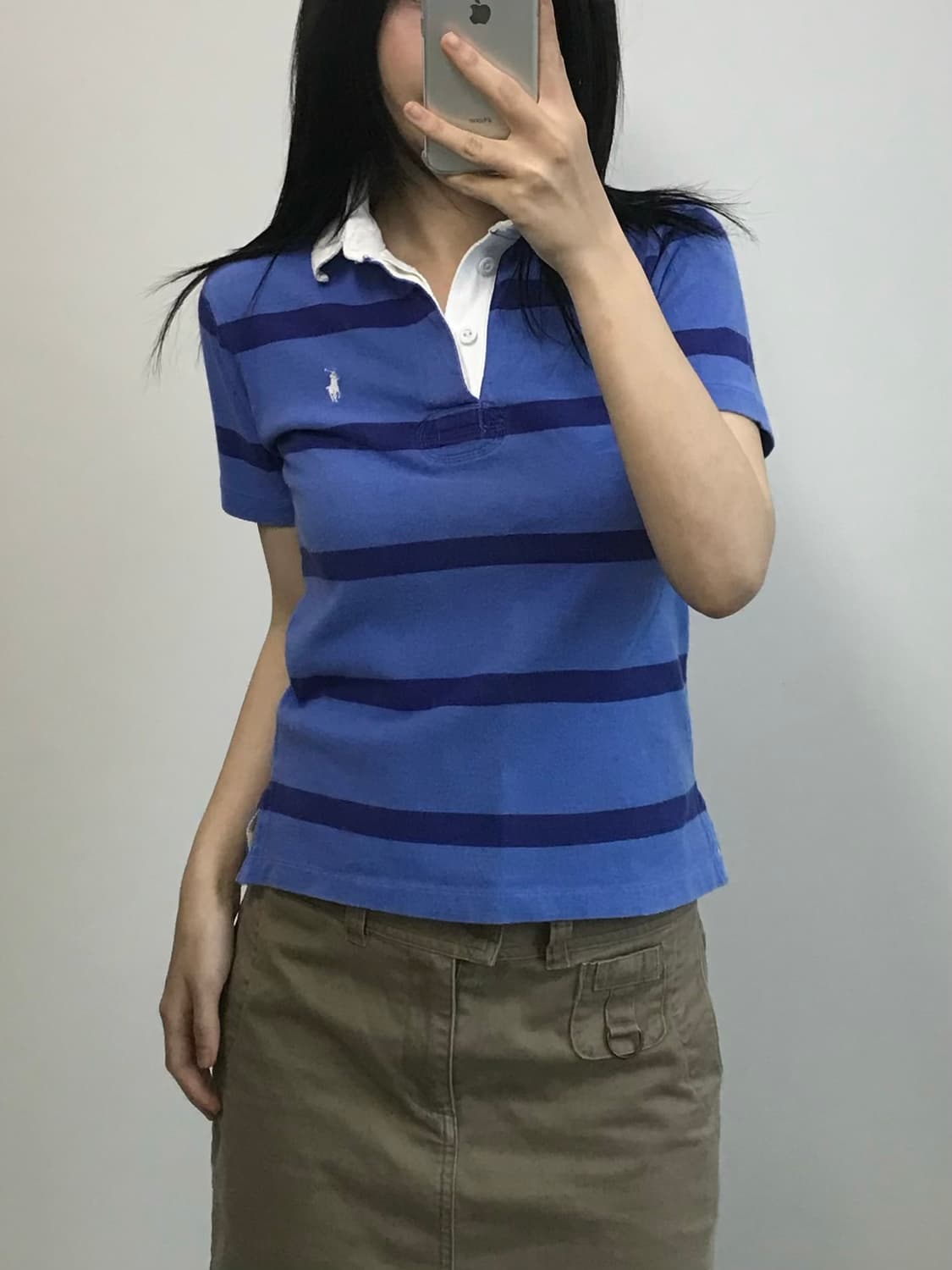 폴로 랄프로렌 큐알 신형 럭비 반팔 티셔츠 상품이미지1