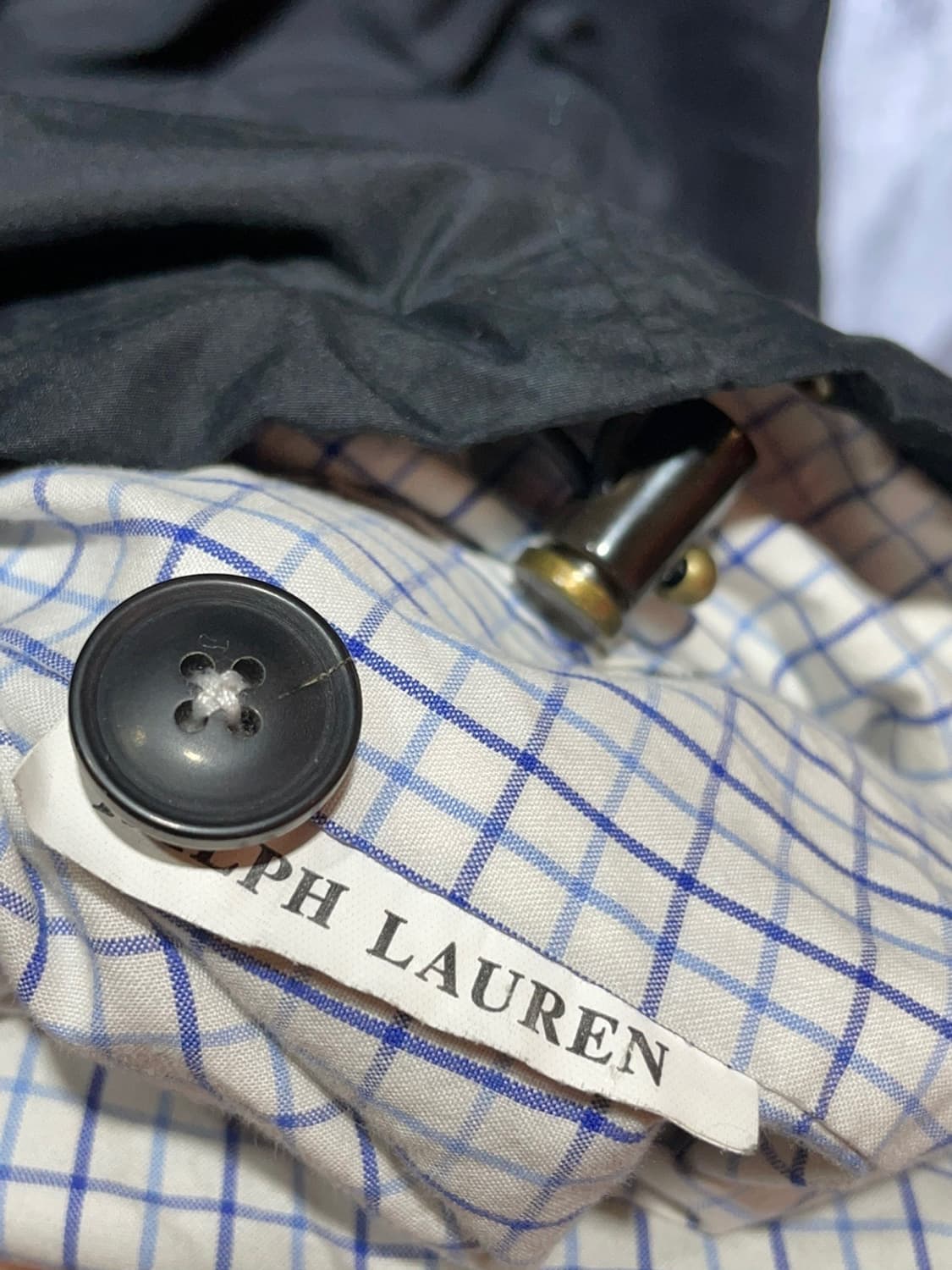 M 폴로랄프로렌 블랙 자수 로고 블루종 자켓 상품이미지7