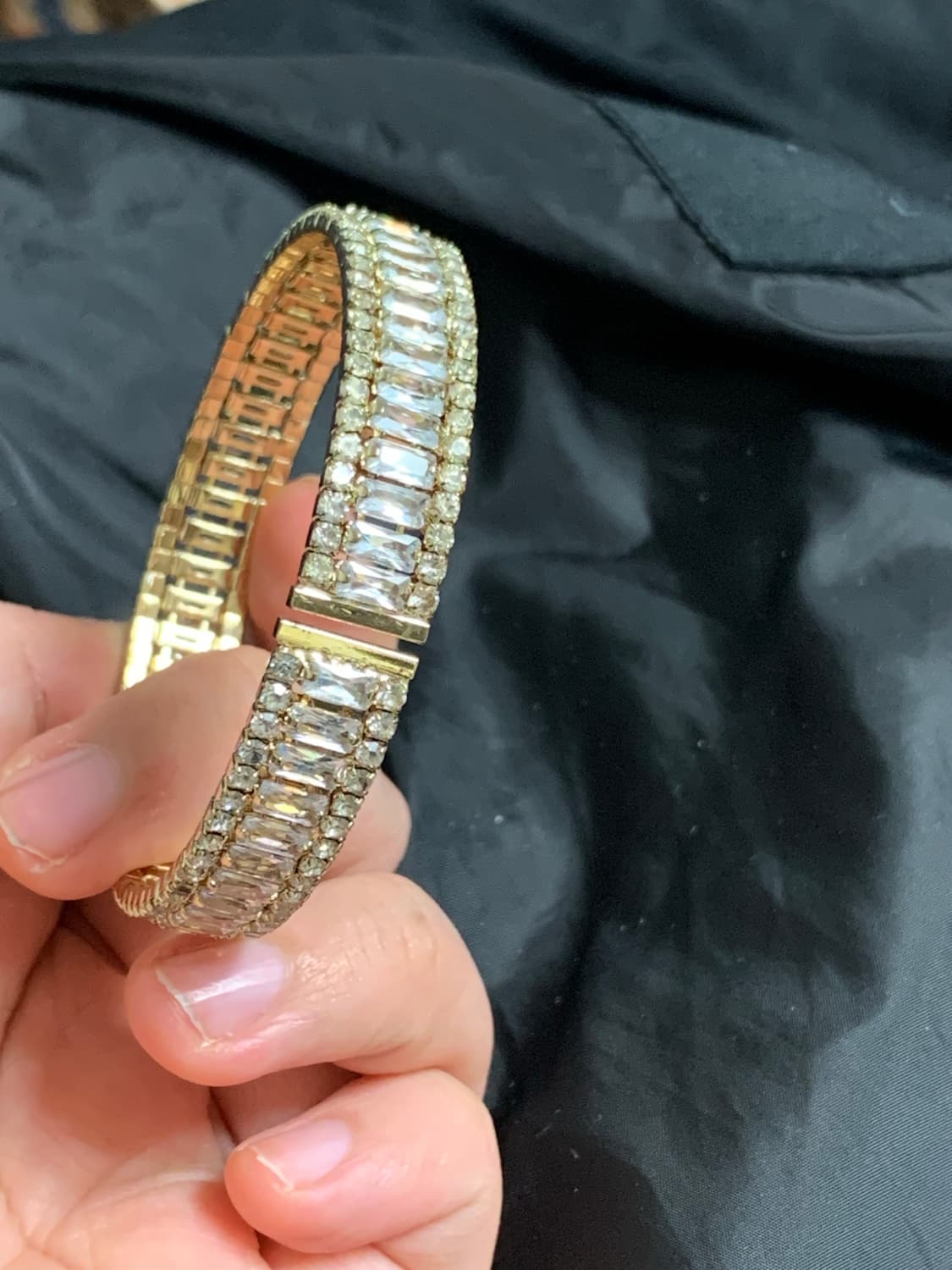 골드 큐빅 팔지 상품이미지3