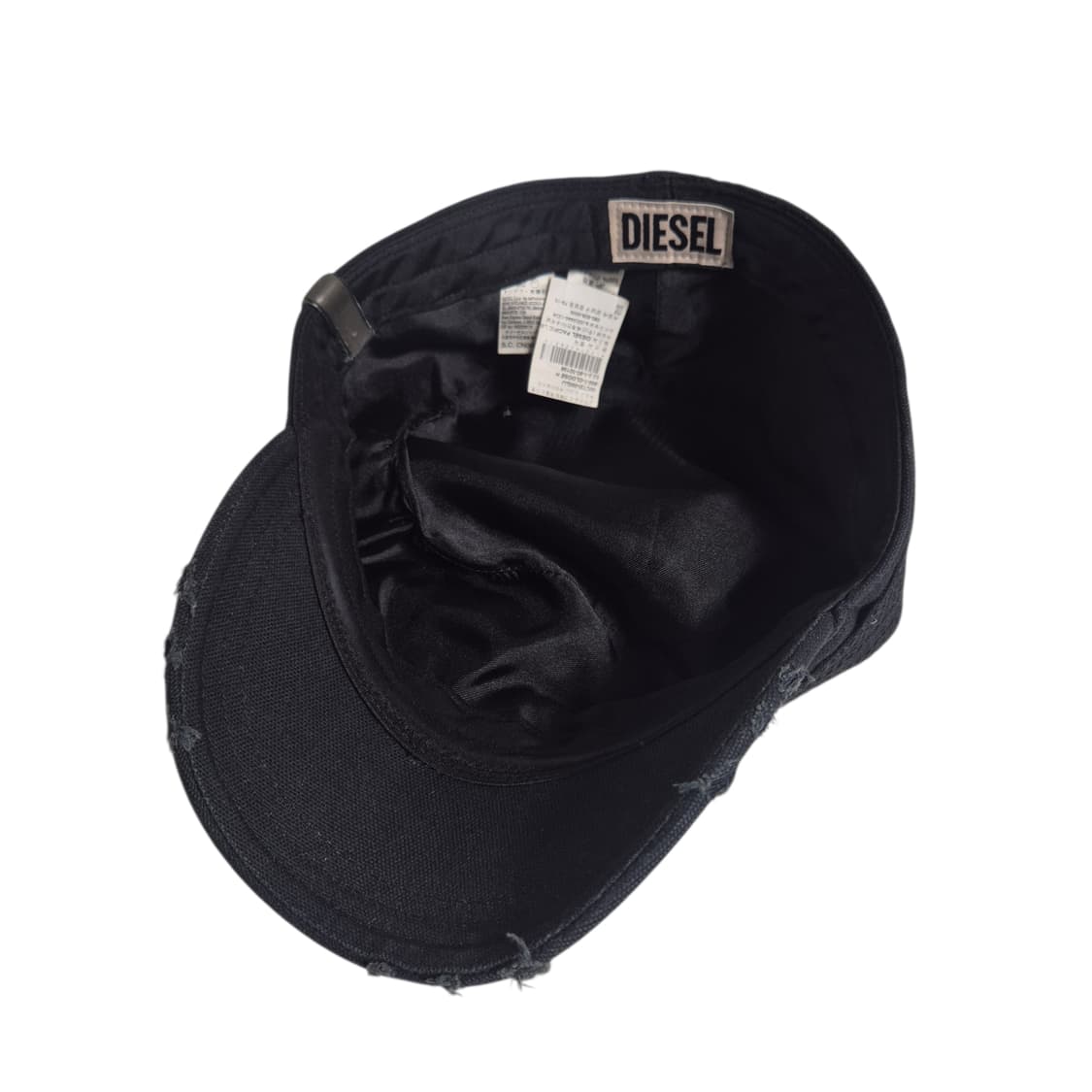 Diesel) 빈티지 디젤 디스트로이드 밀리터리 캡 블랙 상품이미지6