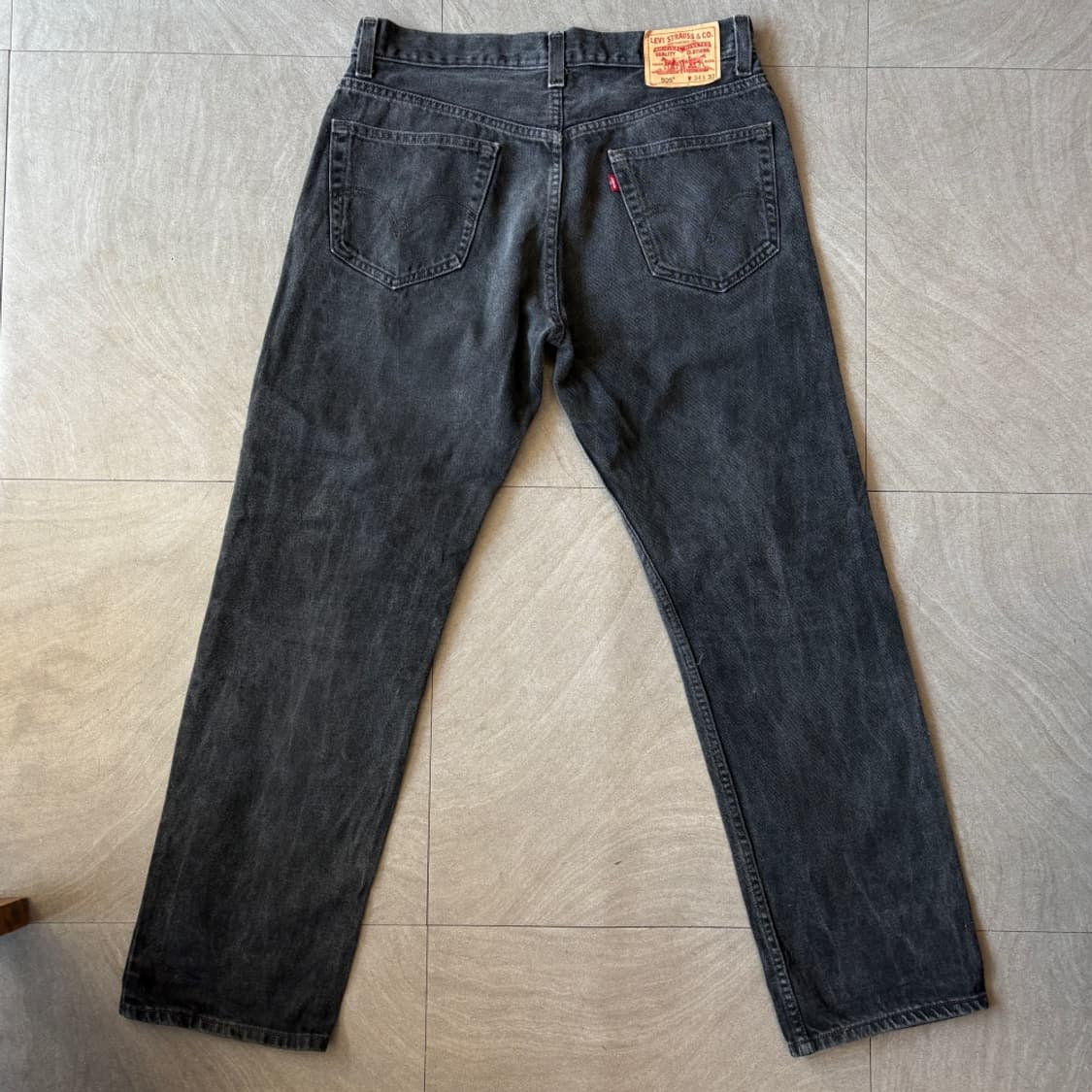 리바이스 정품 505 데님 블랙 팬츠 바지 상품이미지6
