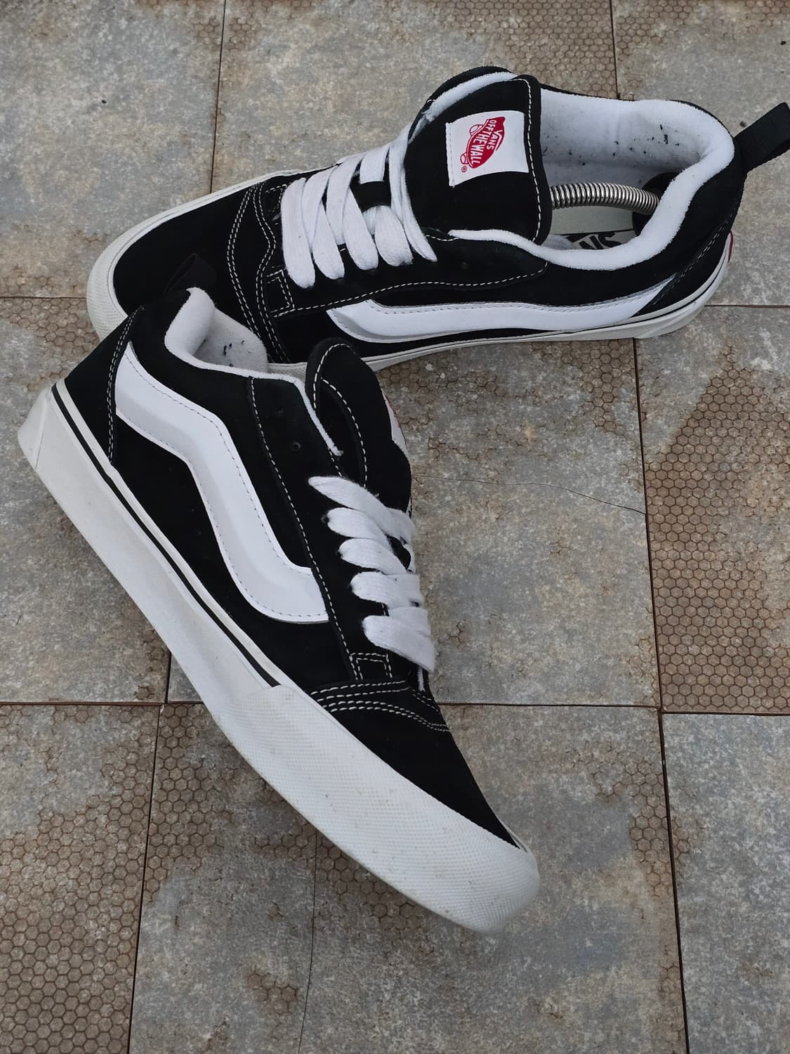 (270)반스 뉴스쿨 검흰 상품이미지4