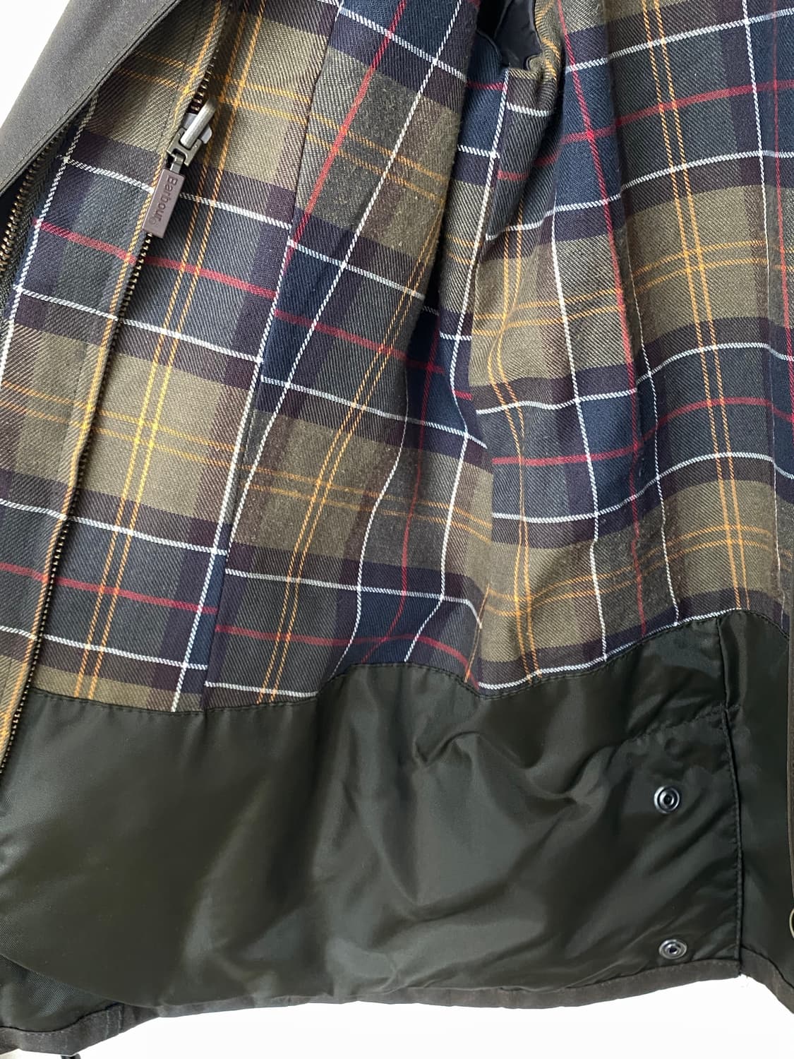 바버 왁스 재킷 올리브카키 상품이미지3