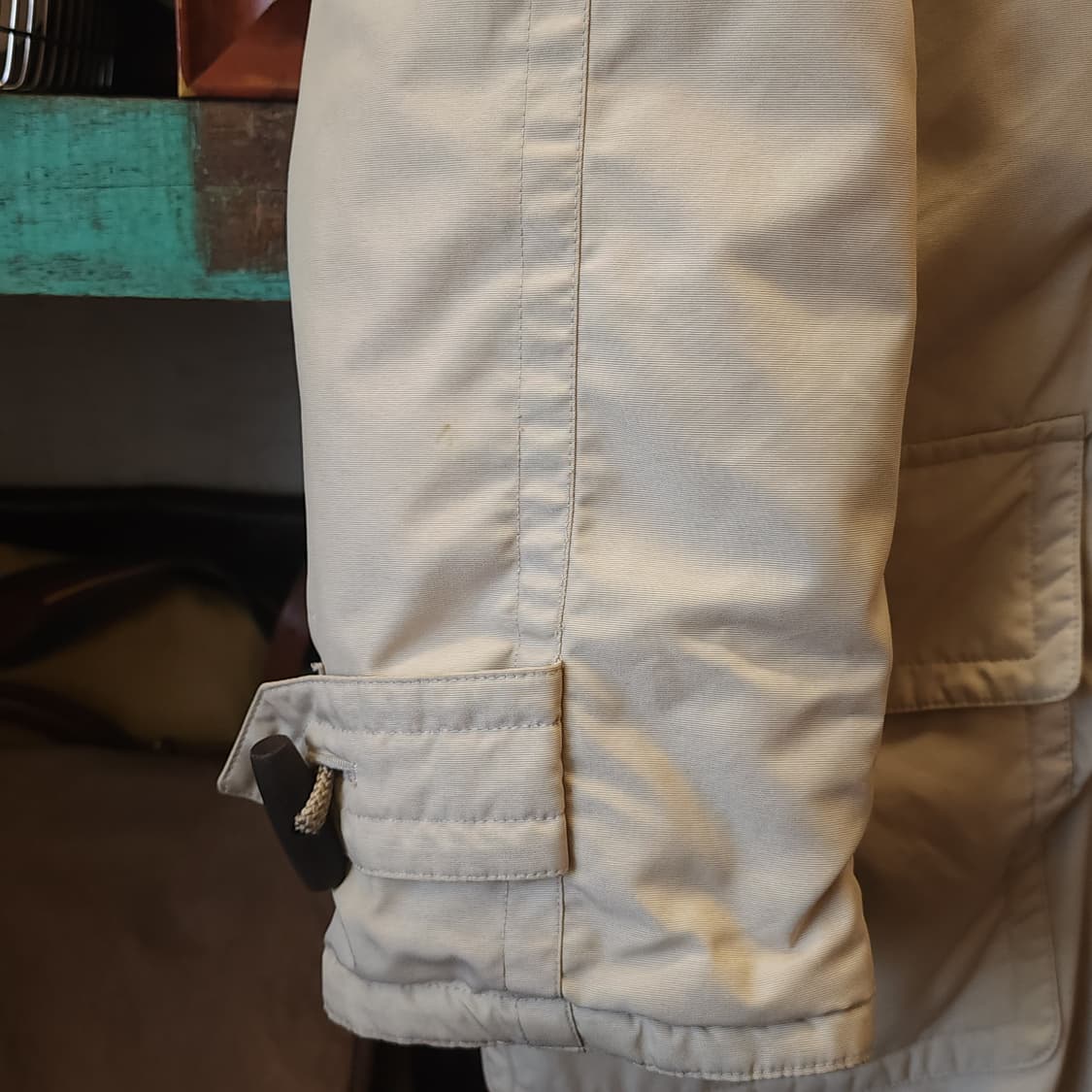 90s 에르메스 더플코트 캐시미어 라이닝 아이보리 코트 48 상품이미지5