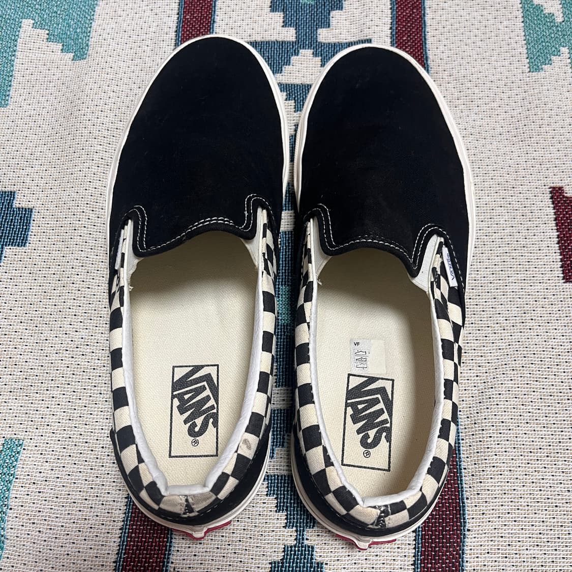 [275] Vans 반스 TM 사이드월 체커보드 슬립온 블랙 상품이미지3