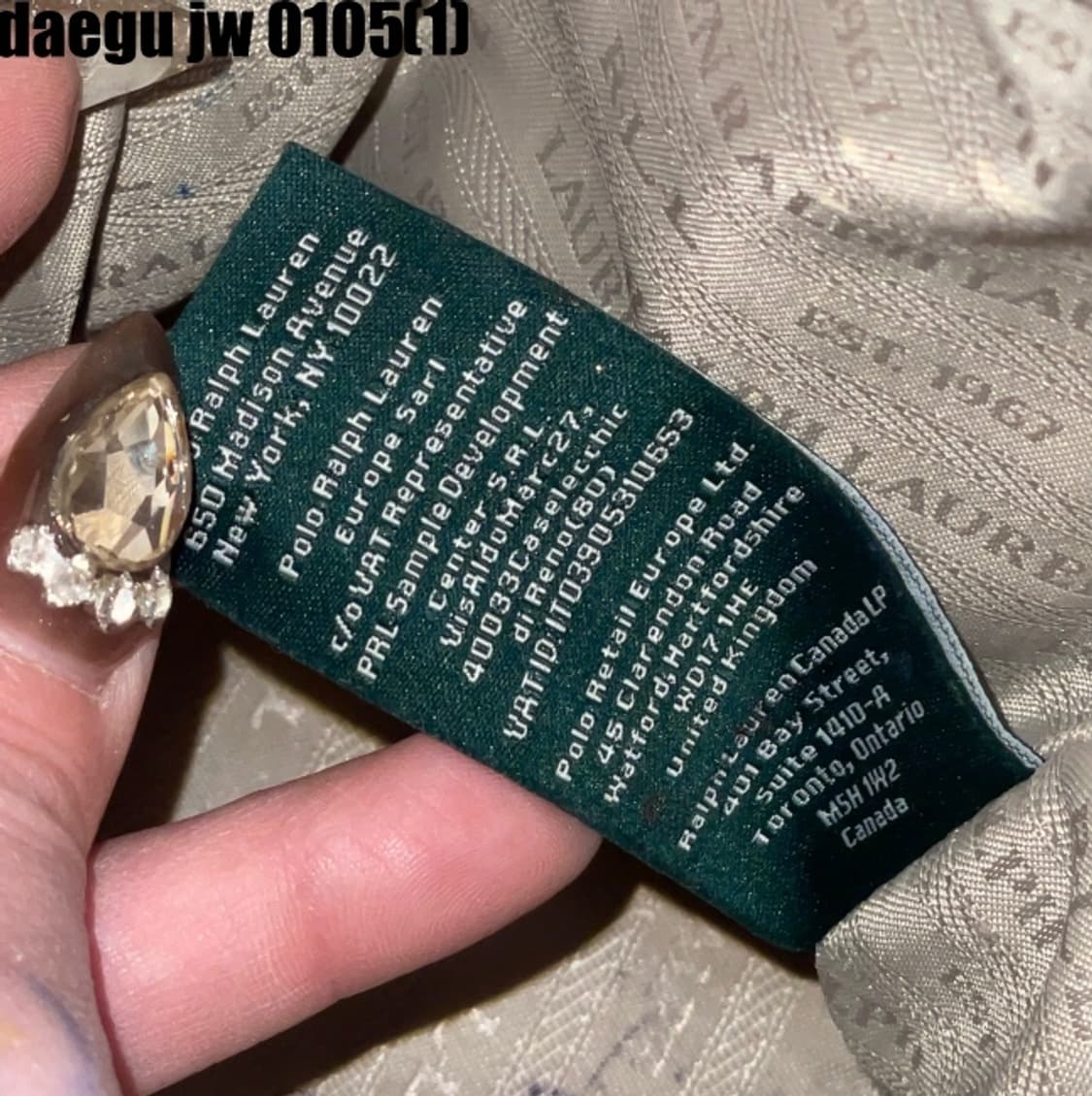 폴로 랄프로렌 레더 숄더백 상품이미지6