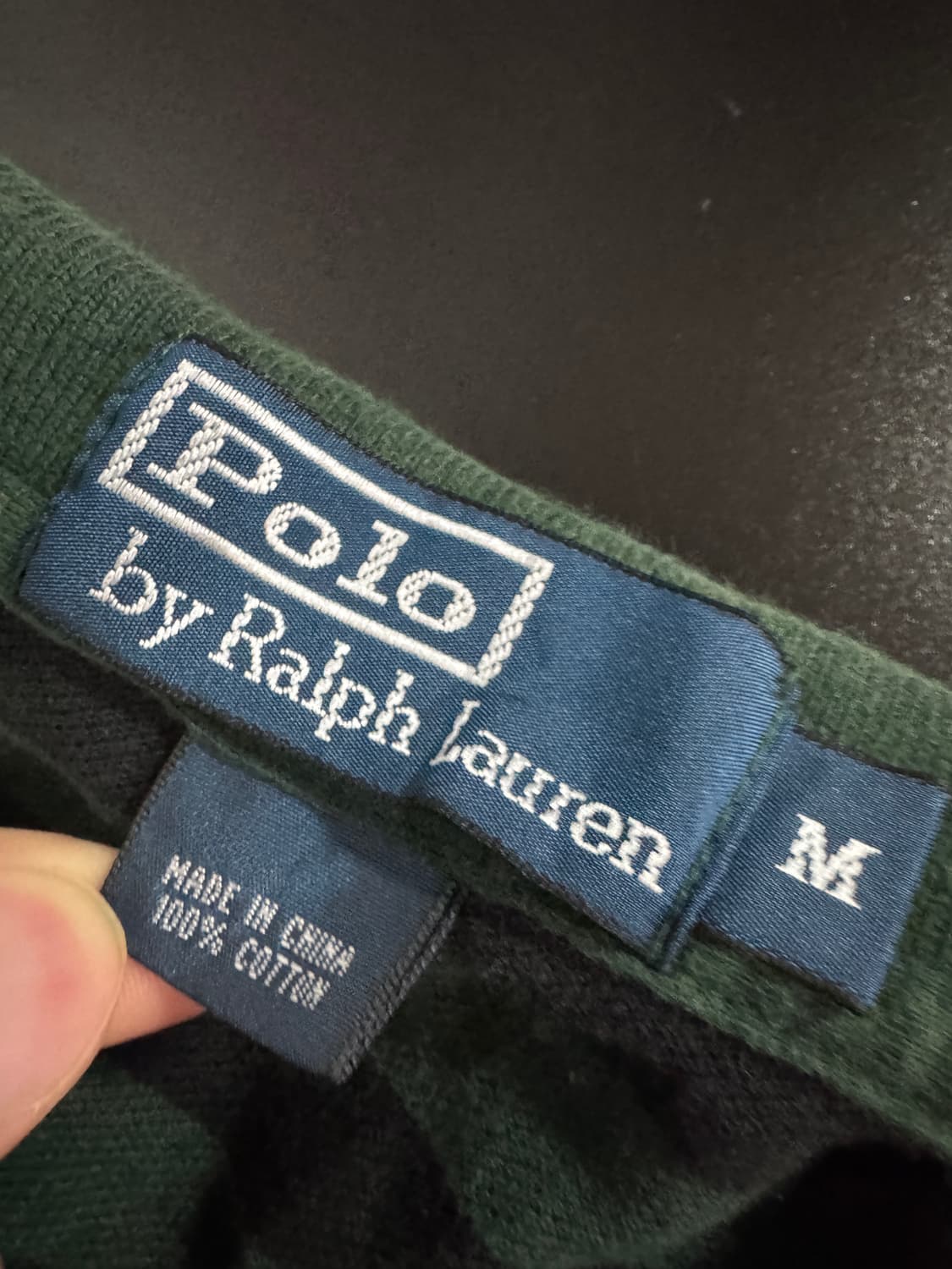 폴로 랄프로렌 스트라이프 블랙 포니 긴팔 카라티 상품이미지3