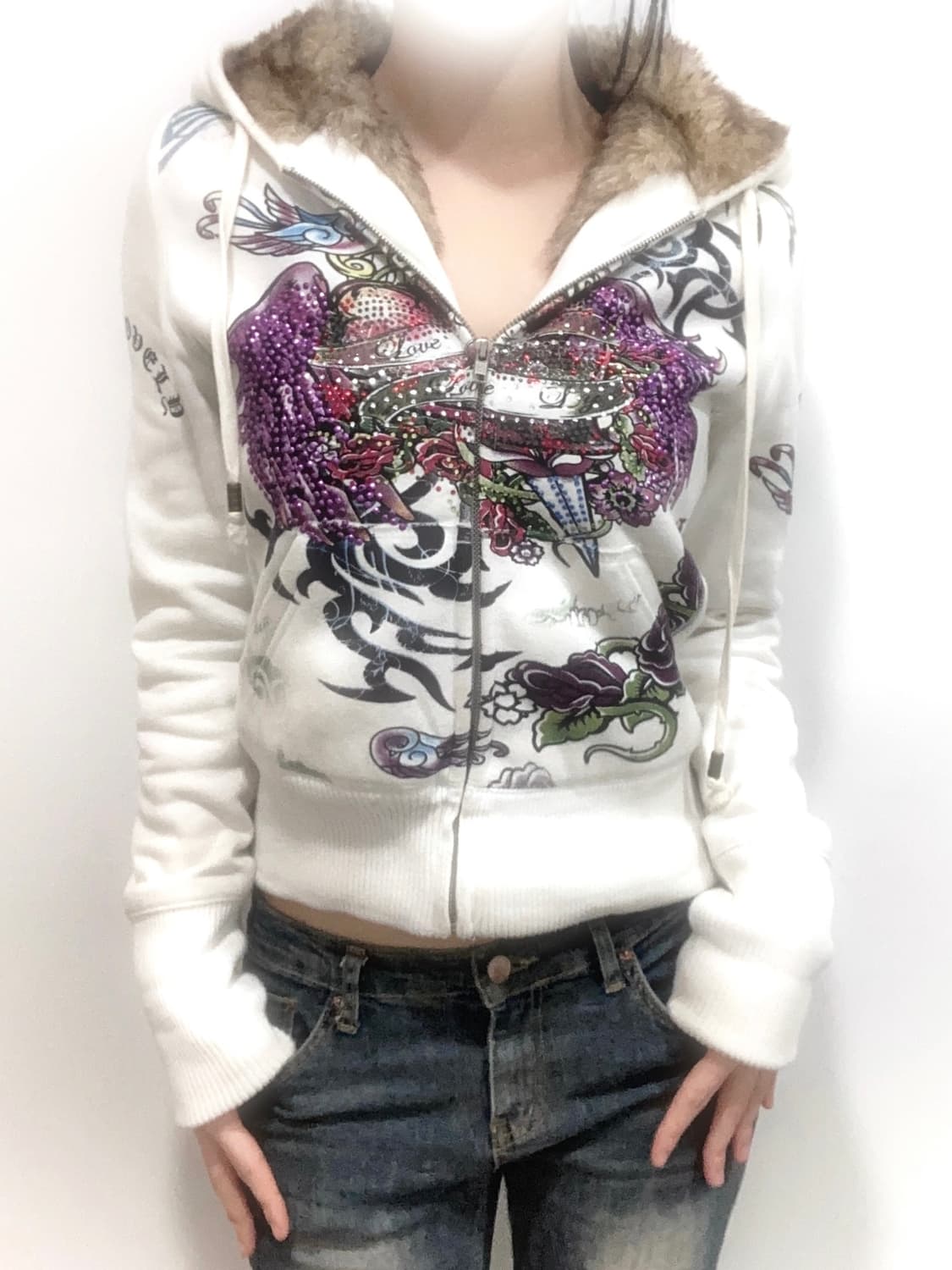 y2k wolf joe hoodie 상품이미지1