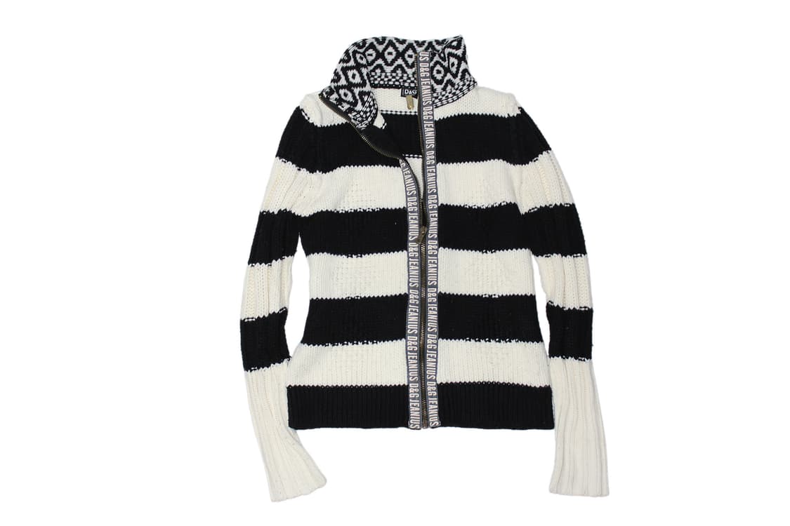 2000s D&G 돌체앤가바나 집업 니트  상품이미지1