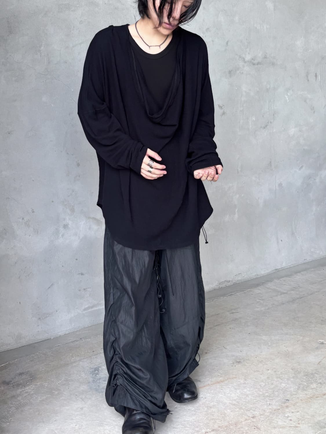 Julius 25SS drape cut sew 상품이미지1