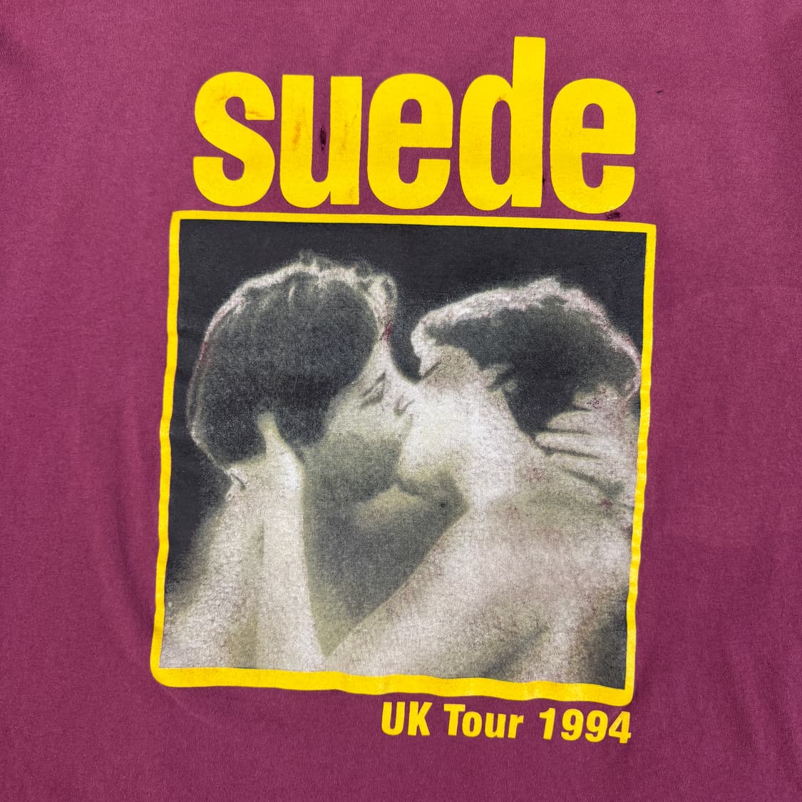빈티지 90s Suede UK Tour 스웨이드 투어 롱슬리브 티셔츠 상품이미지3