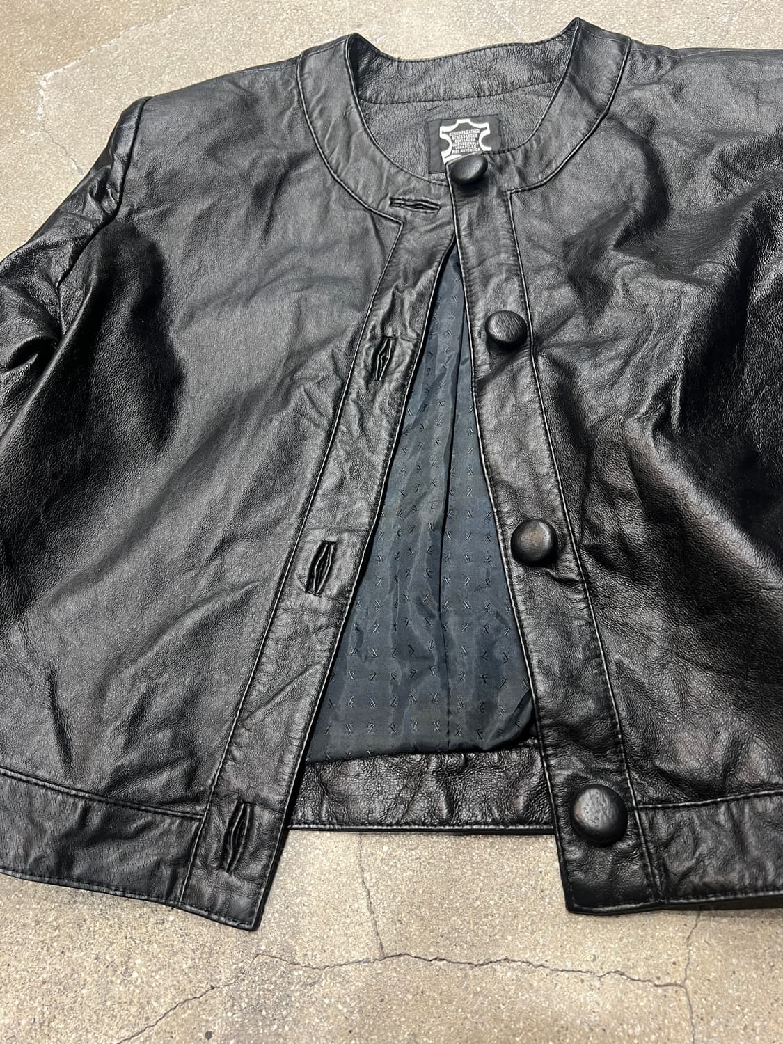 빈티지 이태리 리얼가죽 자켓 상품이미지5