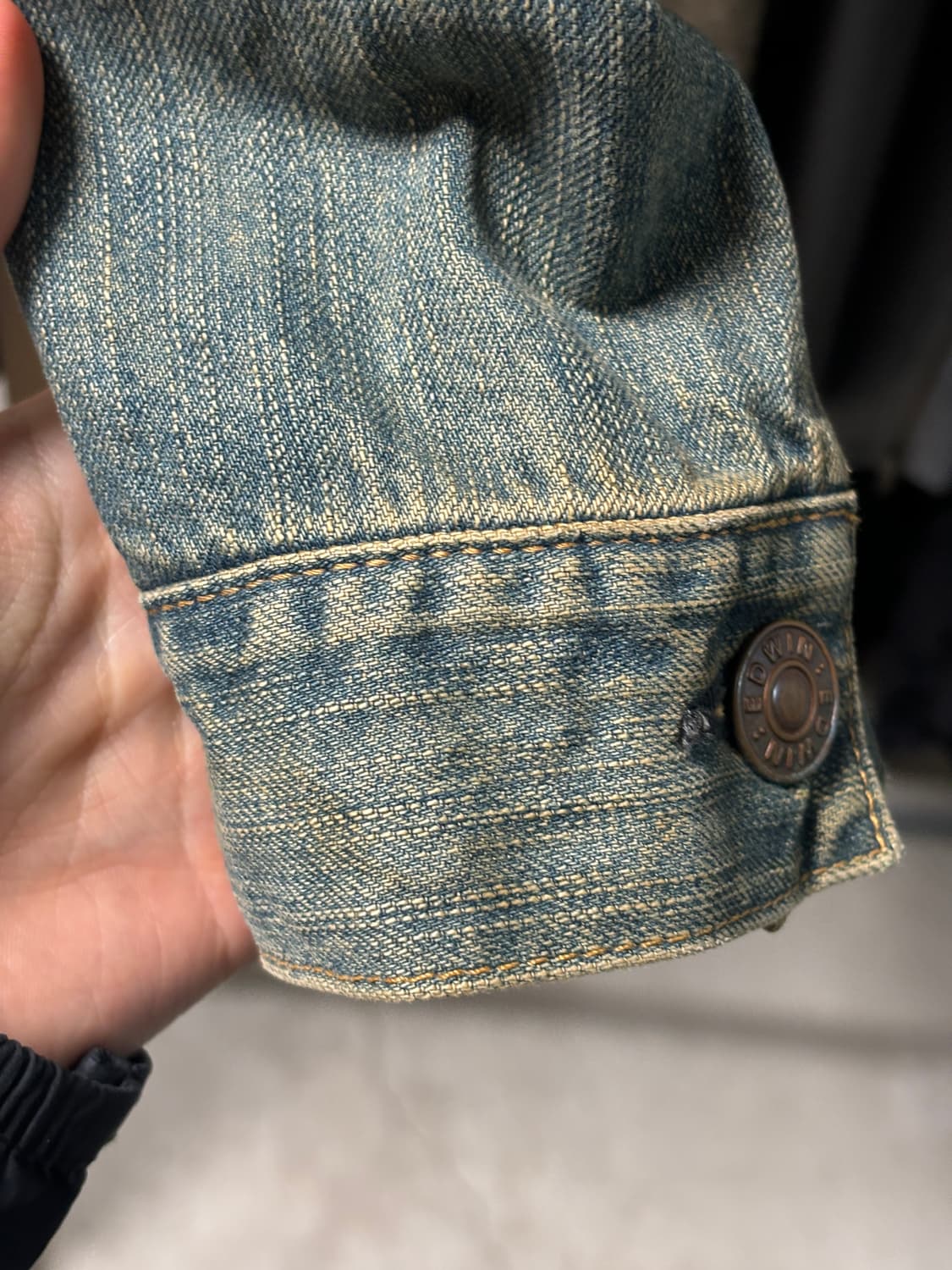 에드윈 신치백 데님 트러커 자켓 상품이미지8