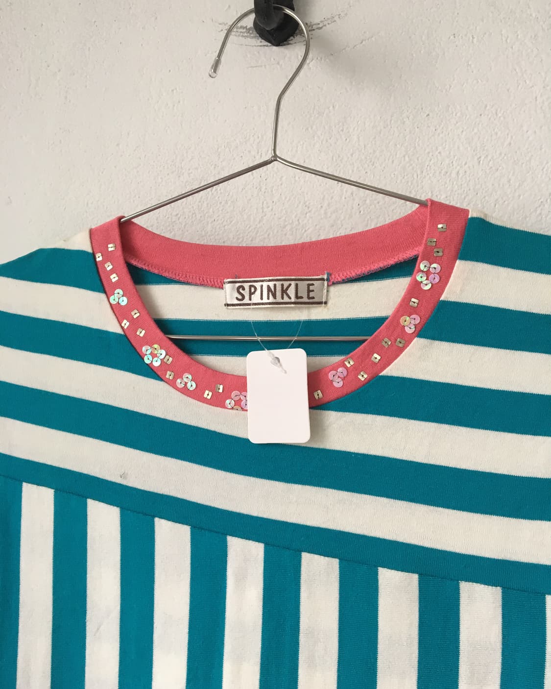 Stripe pattern mixed sleeve 상품이미지5