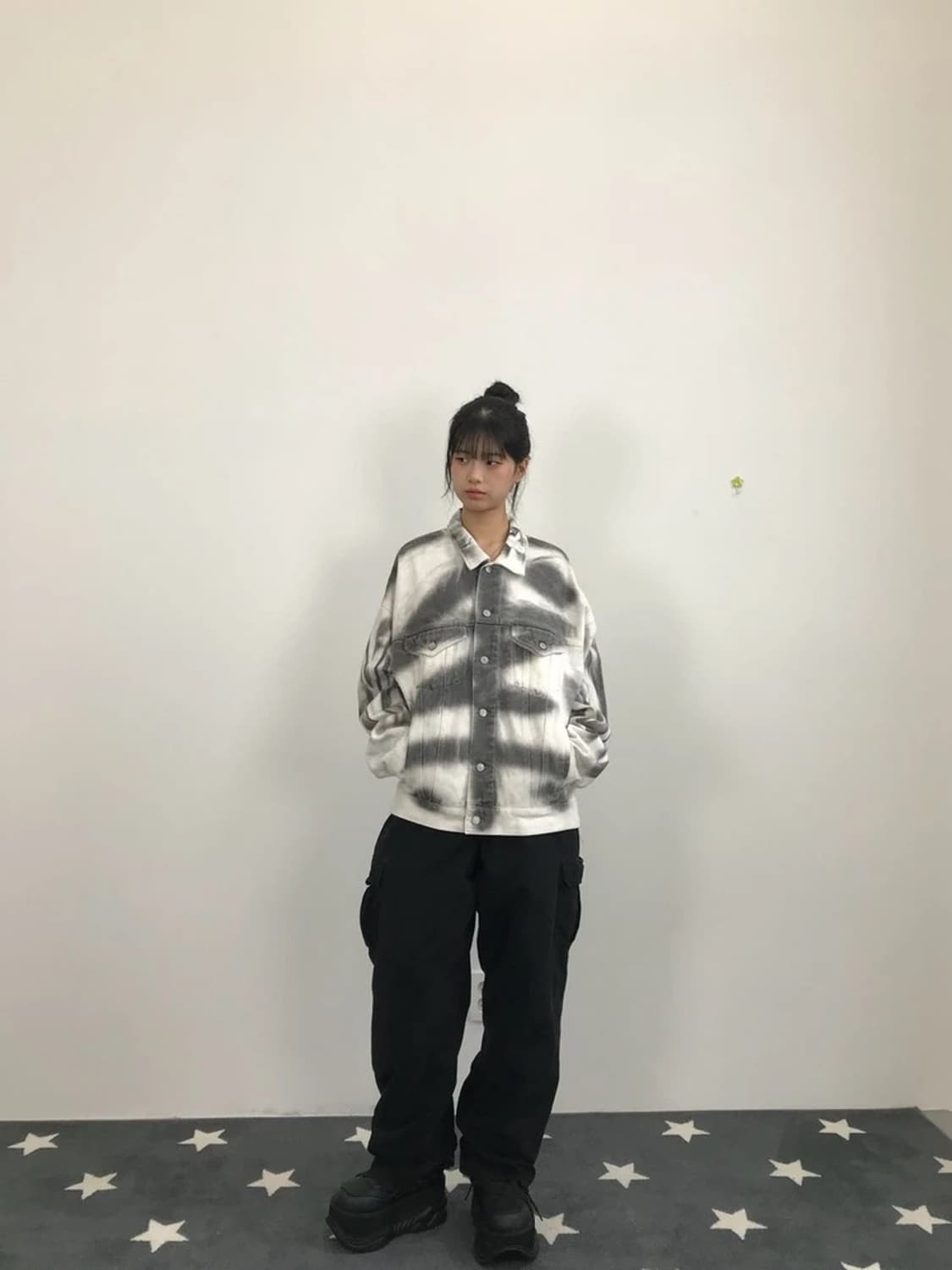 Bike Star Spray Print Jacket 상품이미지1