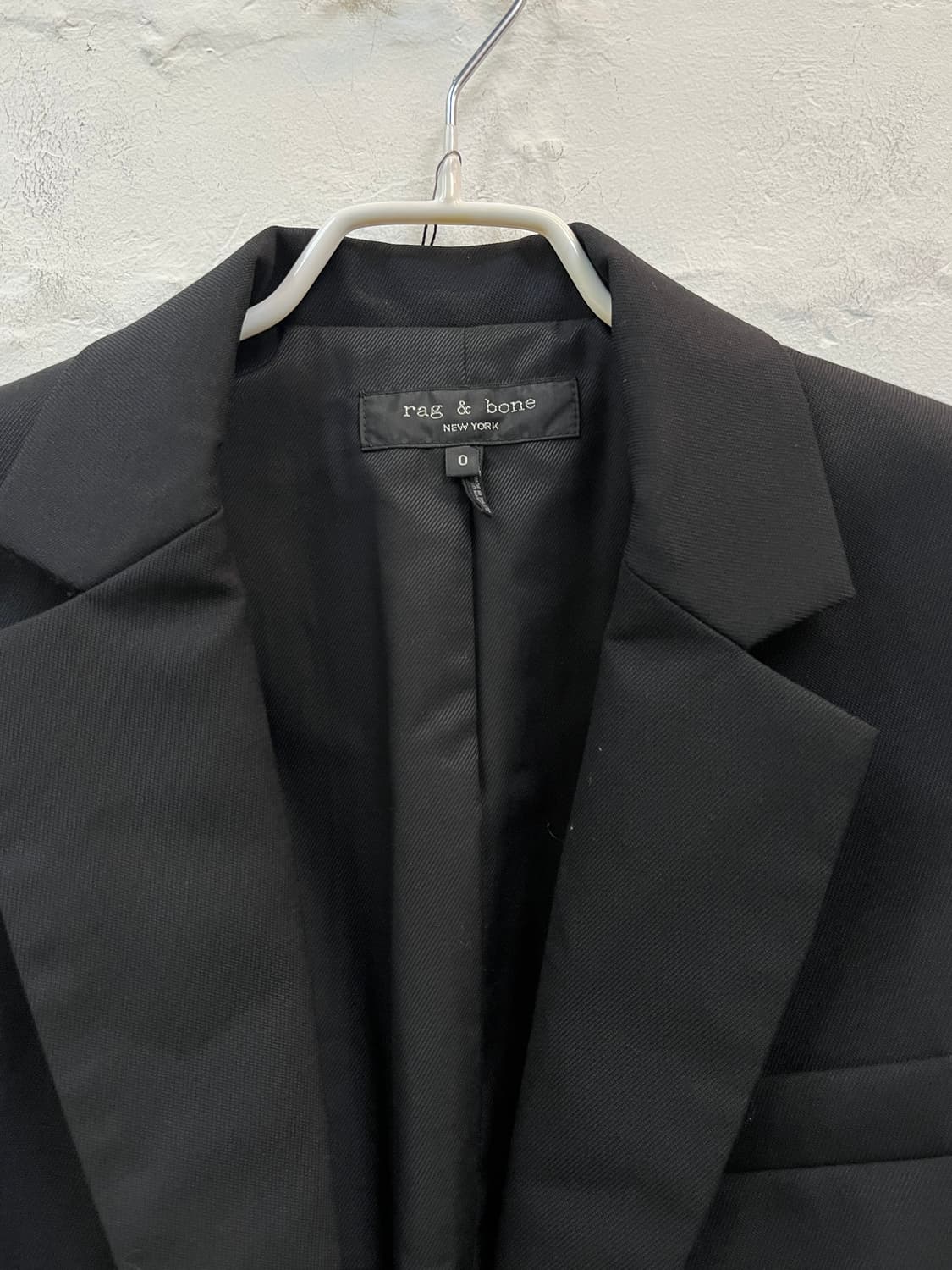 Rag&Bone 블랙 원버튼 블레이저 0 상품이미지2