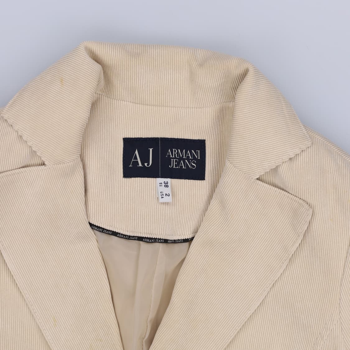 [EU 38] 아르마니 진 여성 코듀로이 숏자켓 0116H1 상품이미지4