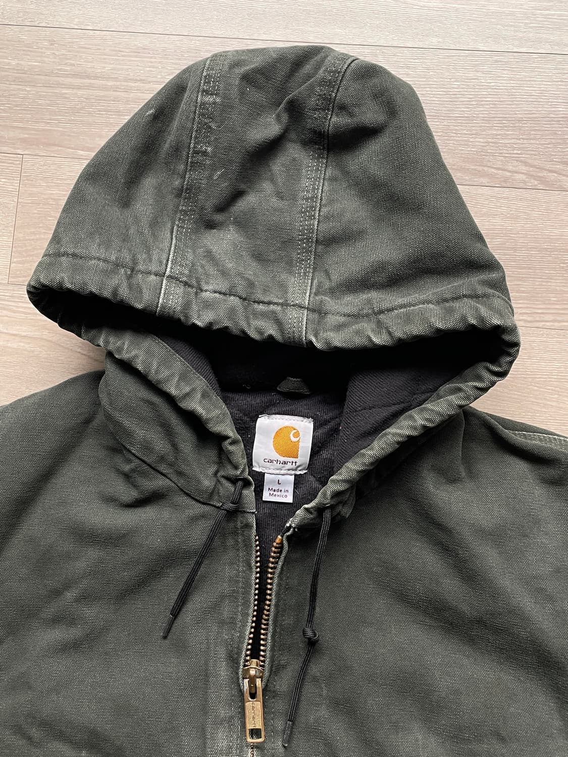 칼하트 j130 mos 모스 액티브 샌드스톤 빈티지 carhartt 상품이미지3