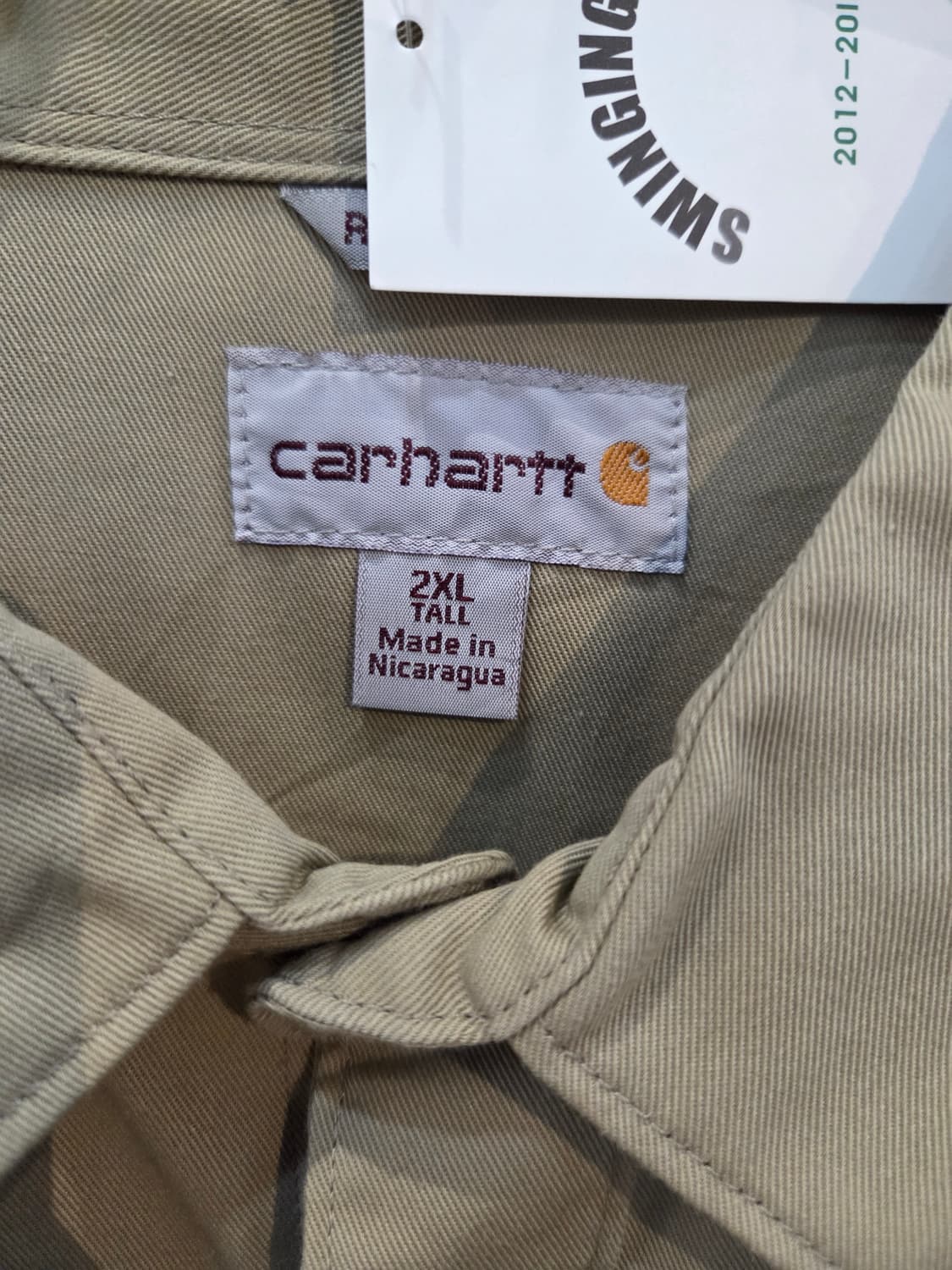 CARHARTT 칼하트 베이지 긴팔셔츠 상품이미지3