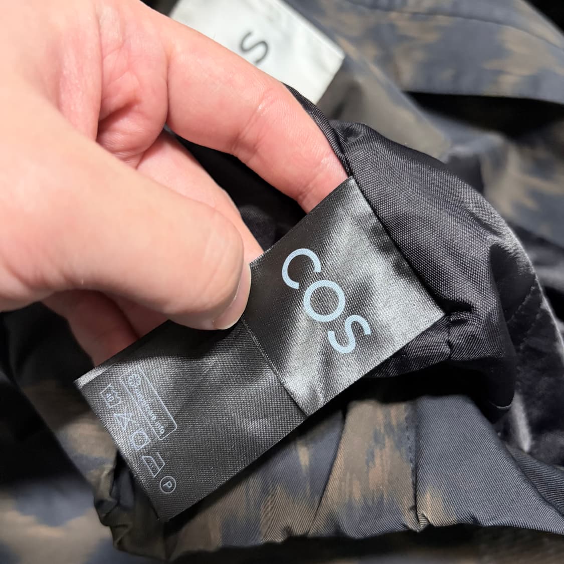 Cos 애니멀 프린트 해링턴 자켓 상품이미지5