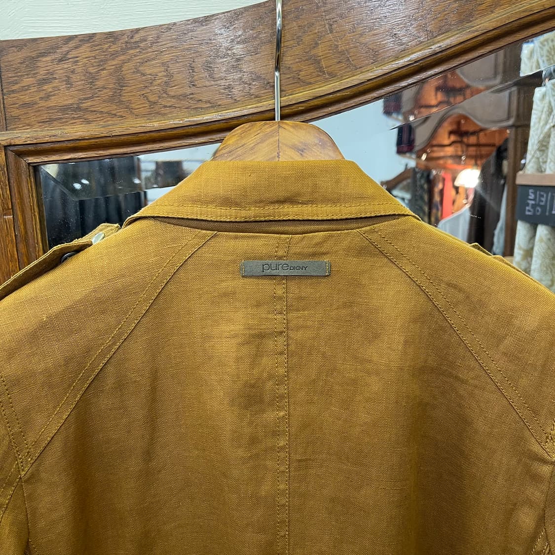 DKNY 린넨 라이더자켓 상품이미지10