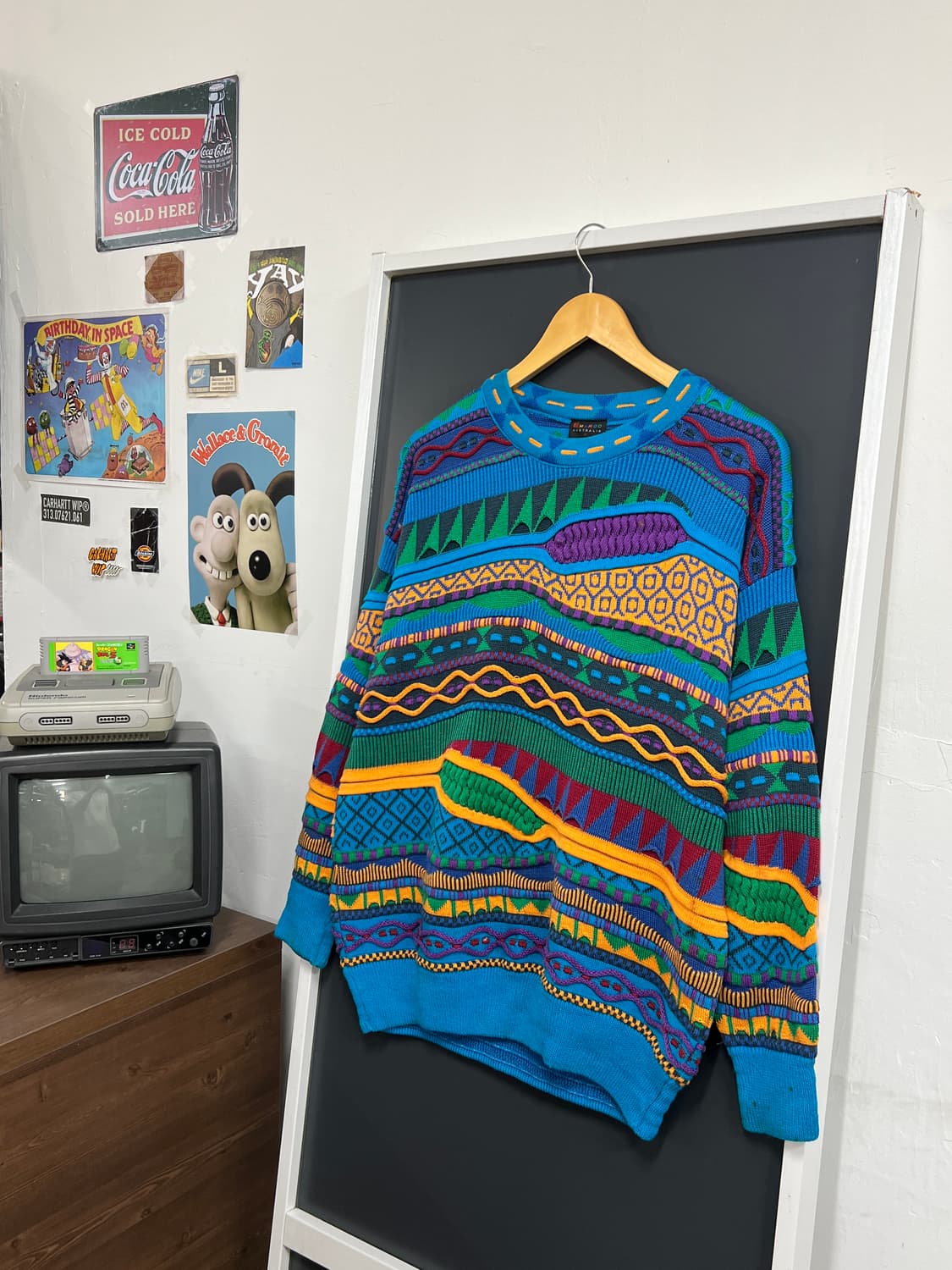 Emaroo Australia Vintage 쿠지스타일 빈티지 꽈배기 니 상품이미지1