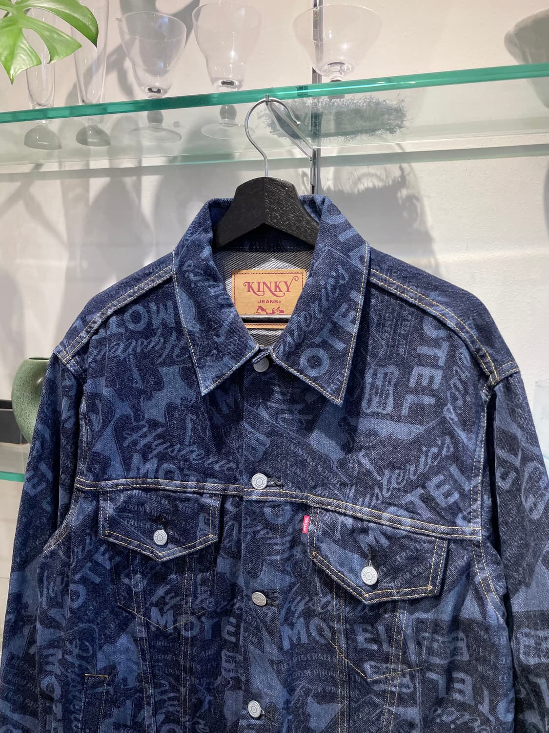 히스테릭글래머 motel denim jacket 상품이미지3
